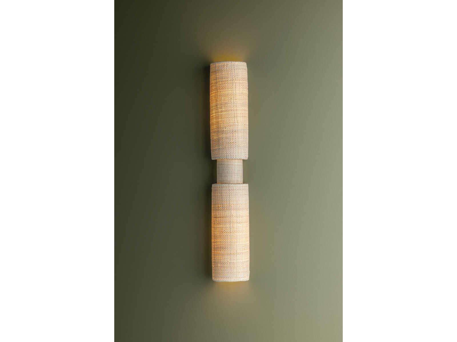 Troy Lighting Ashton 2-Light Vintage Gold Leaf Wall Sconce