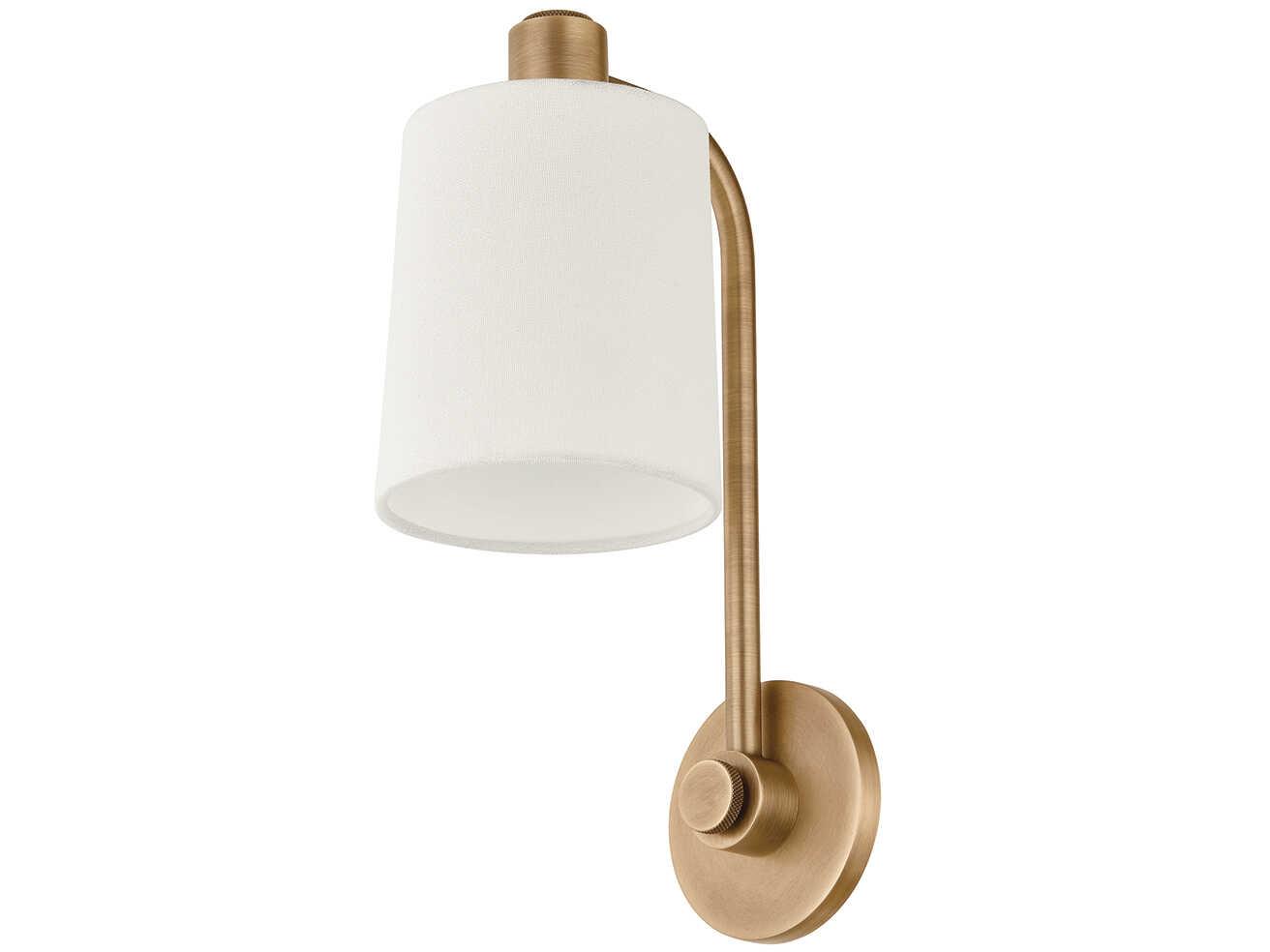 Troy Lighting Rigby 1-Light Patina Brass Wall Sconce