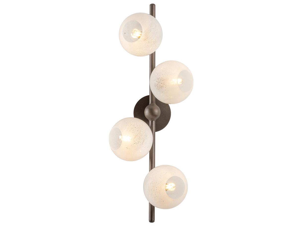Troy Lighting Sonny 4-Light Bronze Leaf Wall Sconce