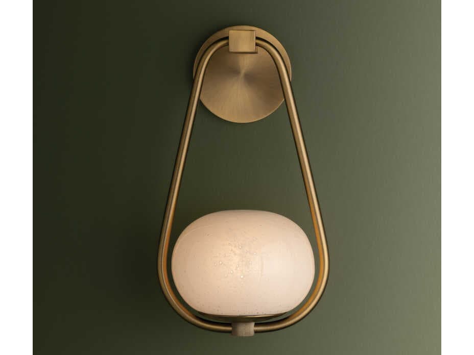 Troy Lighting Decker 1-Light Patina Brass Wall Sconce