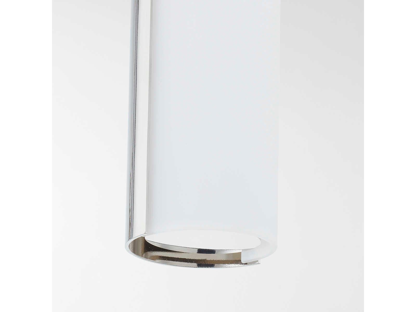 Troy Lighting Titus 1-Light Polished Nickel Glass LED Wall Sconce