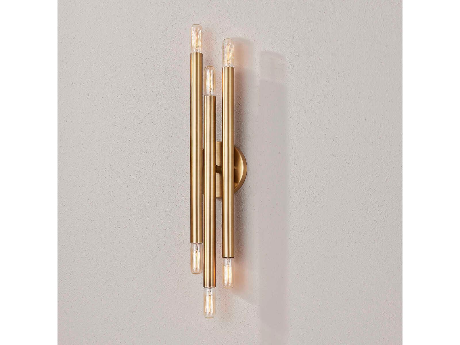 Troy Lighting Orland 6-Light Patina Brass Wall Sconce