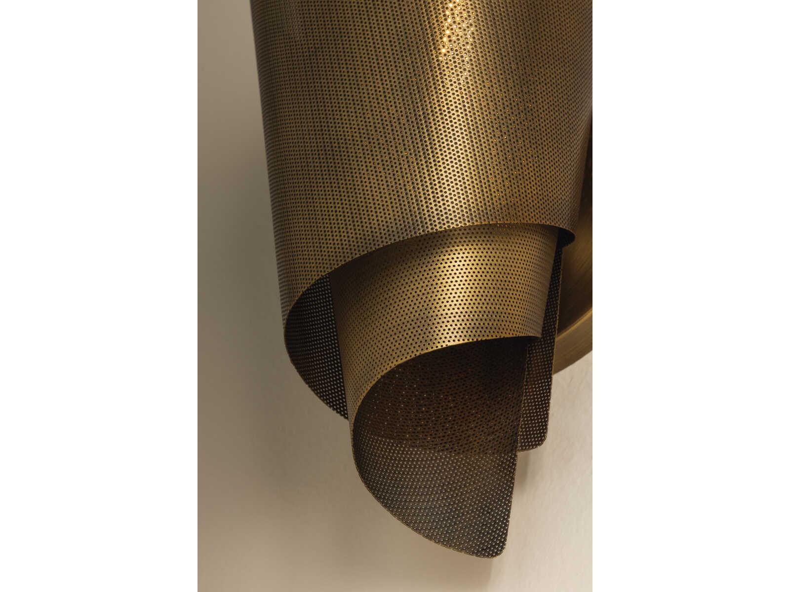 Troy Lighting Blaisdell 1-Light Patina Brass Wall Sconce