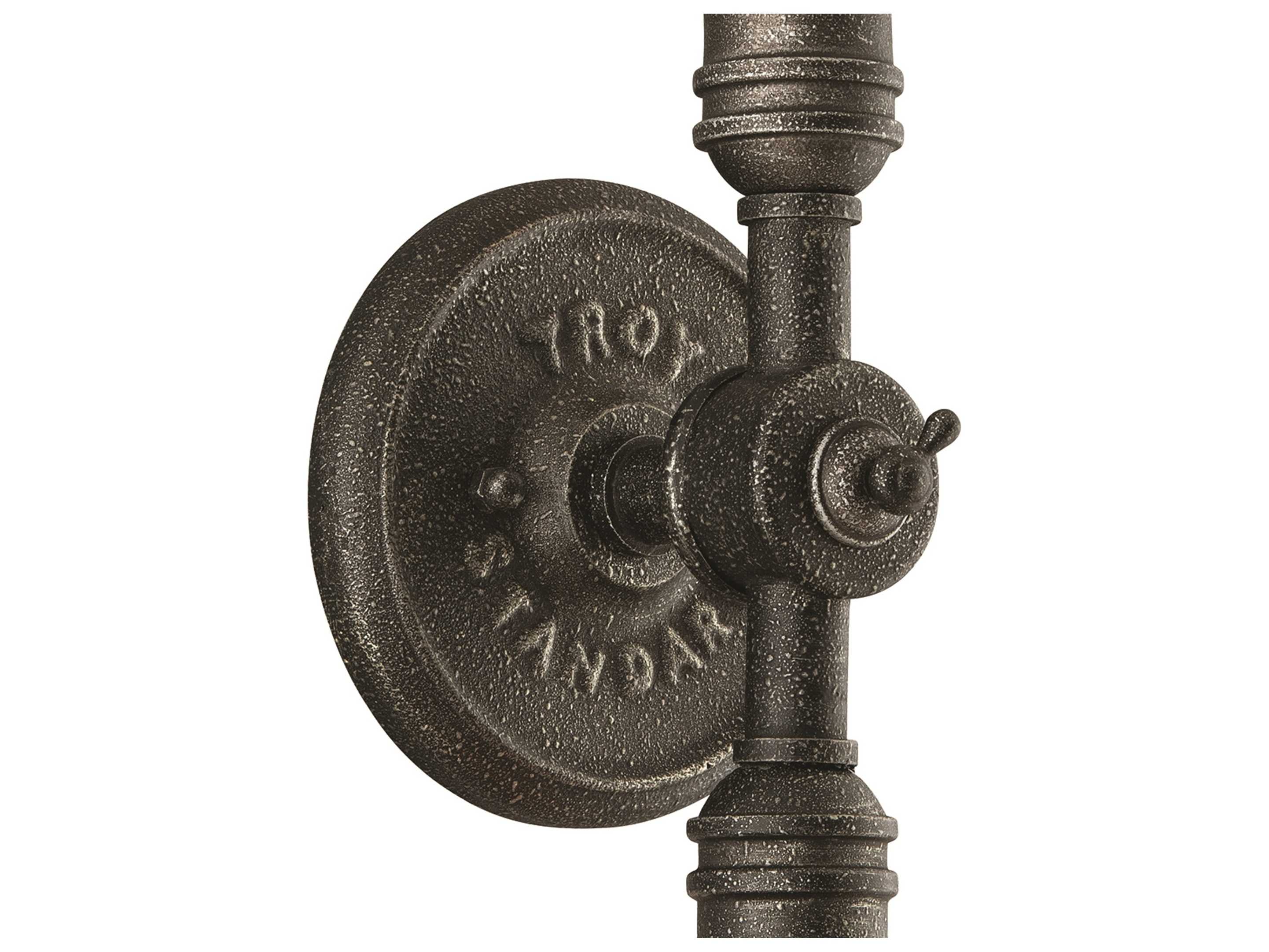 Troy Lighting Conduit 2-Light Old Silver Wall Sconce