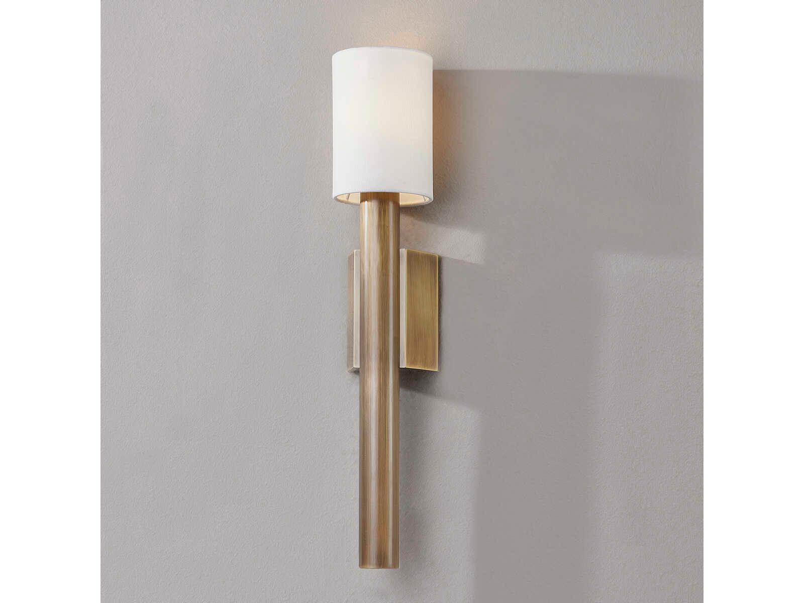 Troy Lighting Monty 1-Light Patina Brass Wall Sconce