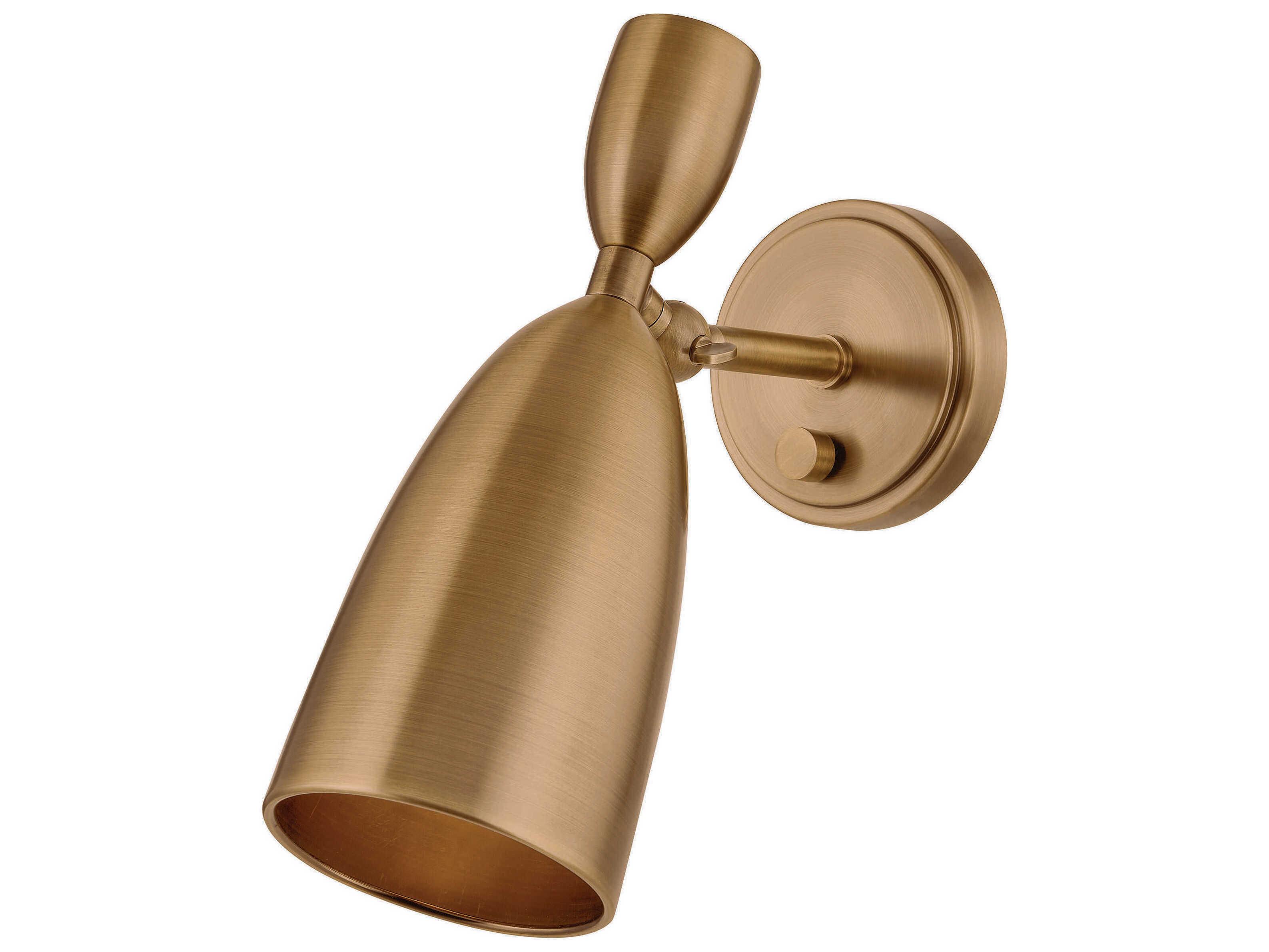 Troy Lighting Spade 1-Light Patina Brass Wall Sconce