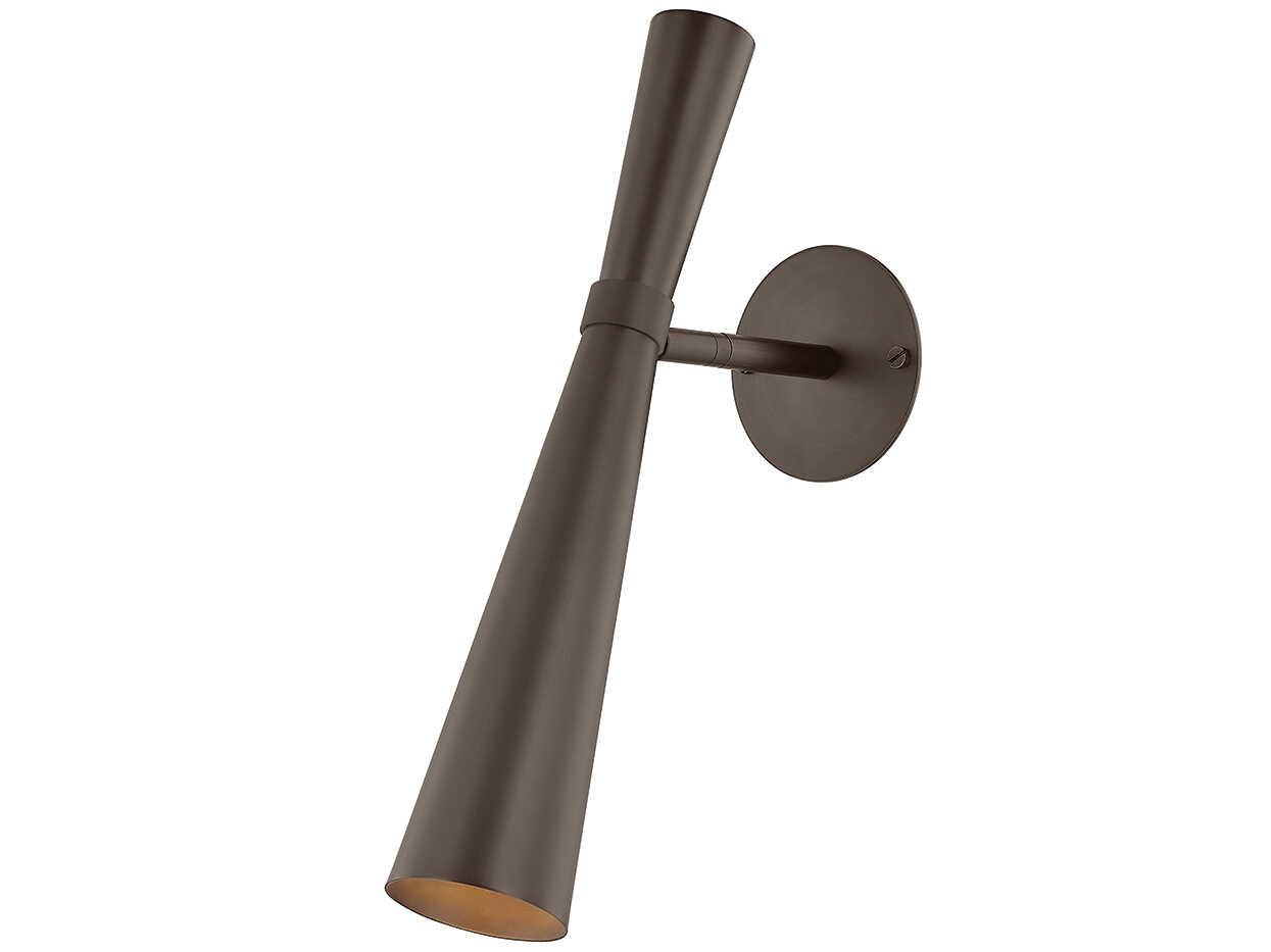 Troy Lighting Dieter 1-Light Bronze Wall Sconce