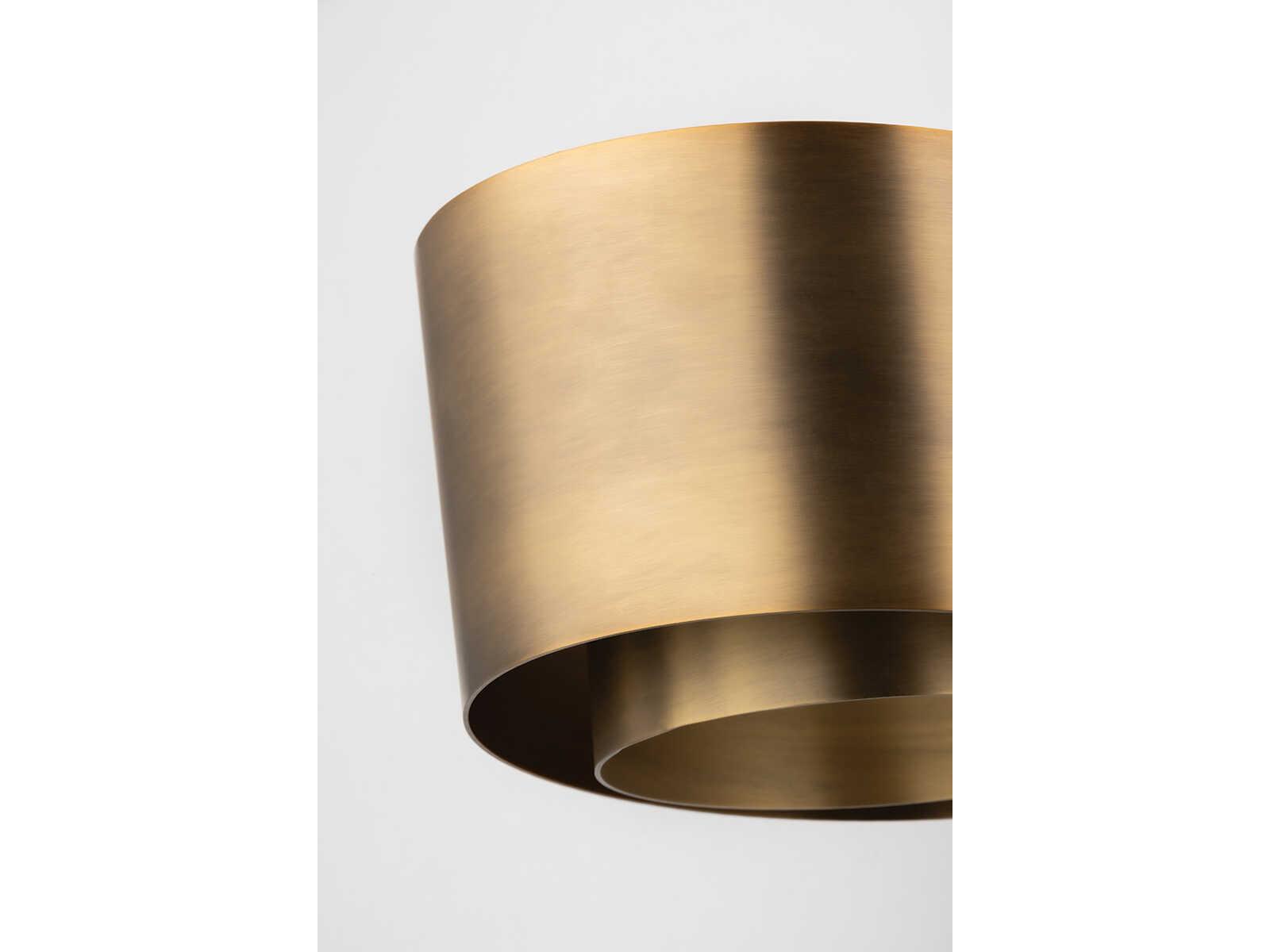 Troy Lighting Roux 1-Light Patina Brass Wall Sconce