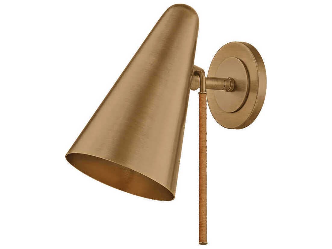 Troy Lighting Kobe 1-Light Patina Brass Wall Sconce