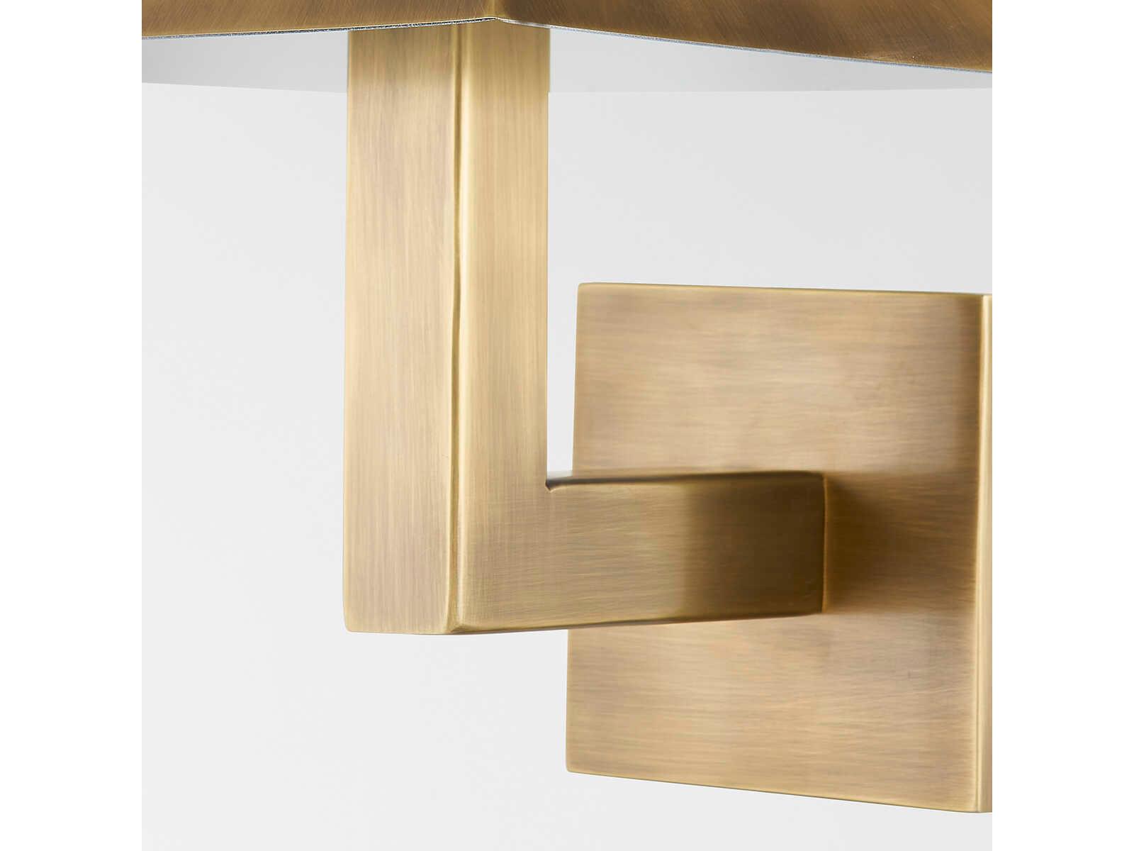 Troy Lighting Knight 1-Light Patina Brass Wall Sconce