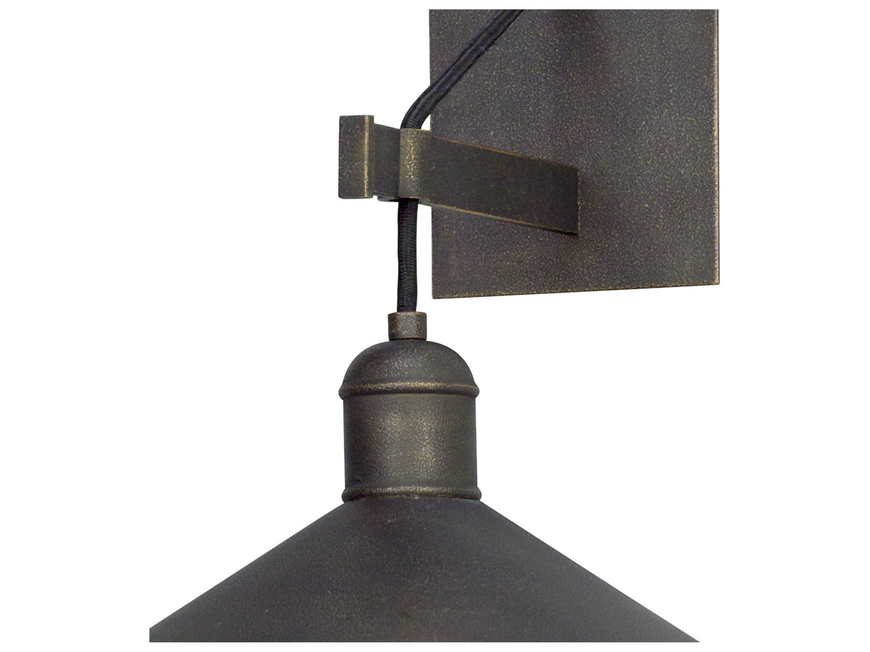Troy Lighting Mccoy 1-Light Vintage Bronze Wall Sconce
