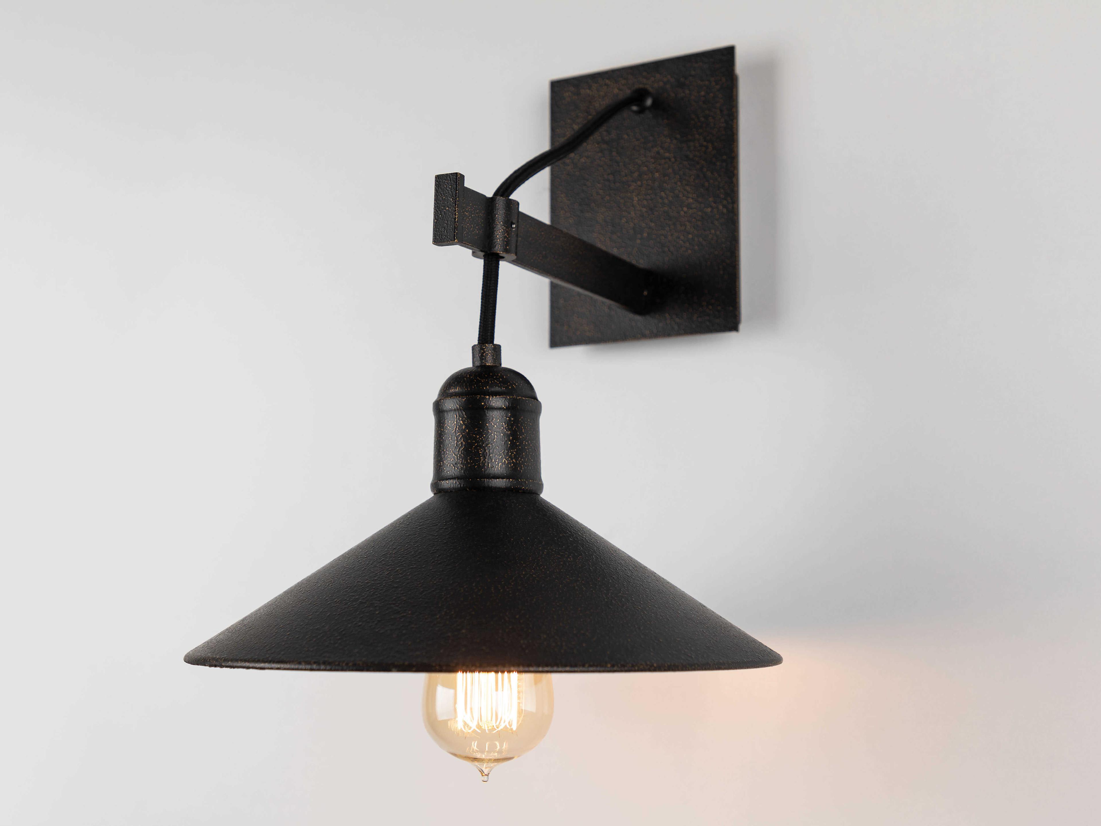 Troy Lighting Mccoy 1-Light Vintage Bronze Wall Sconce