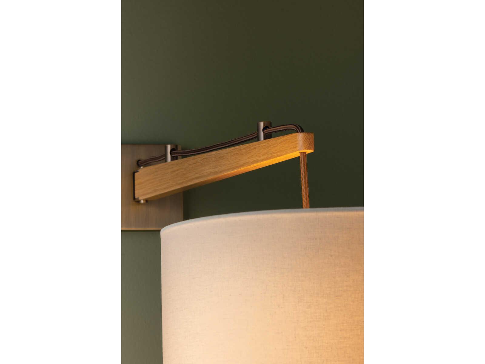 Troy Lighting Mailo 1-Light Patina Brass Brown Swing Wall Sconce