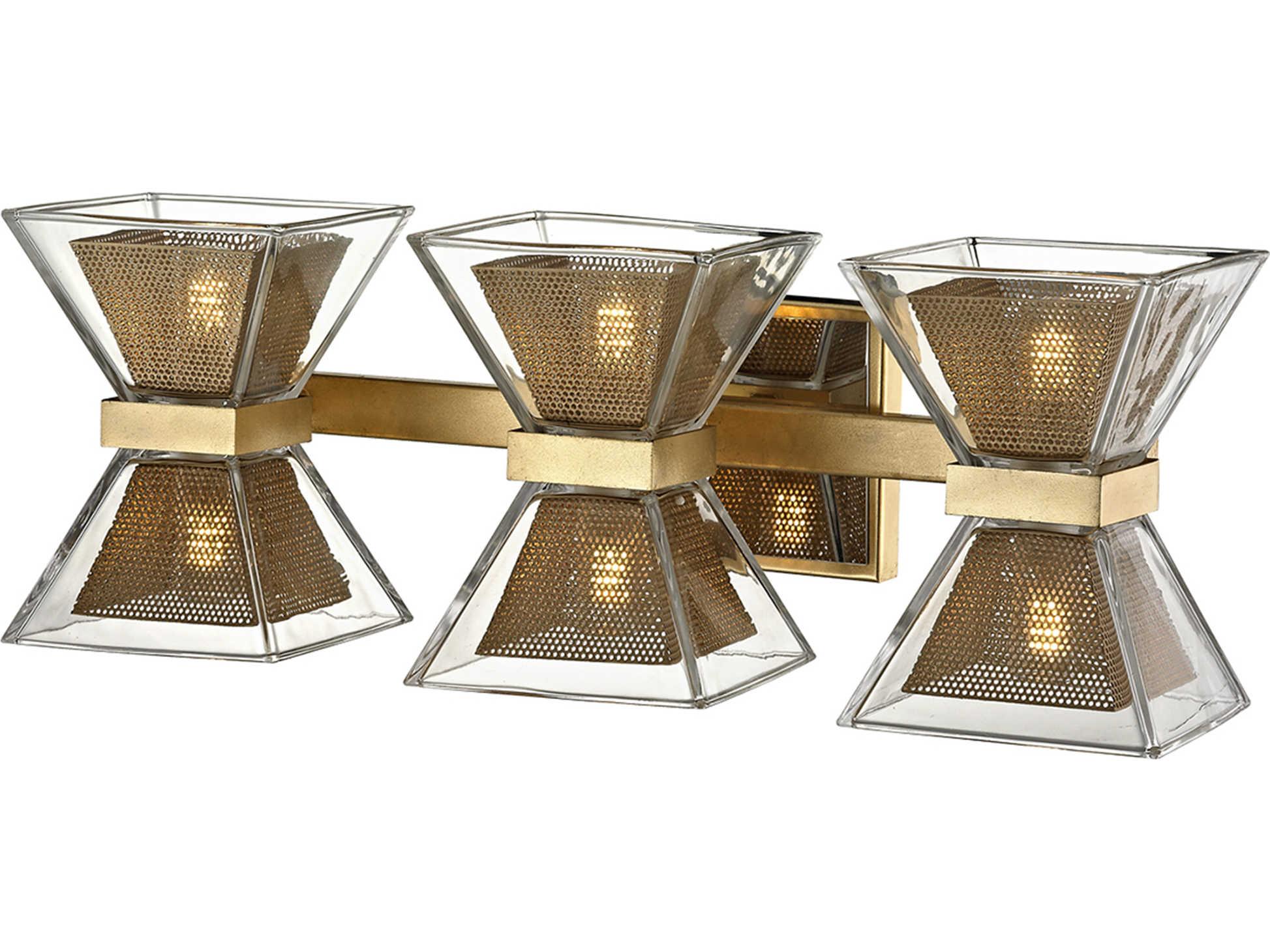 Troy Lighting Expression 6-Light Gold Leaf Glass LED Wall Sconce