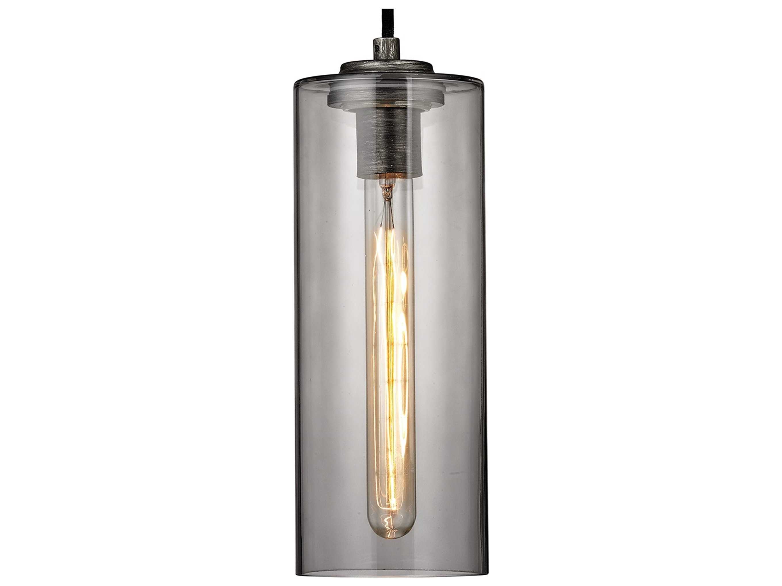 Troy Lighting Union Square 1-Light Graphite Gray Glass Wall Sconce