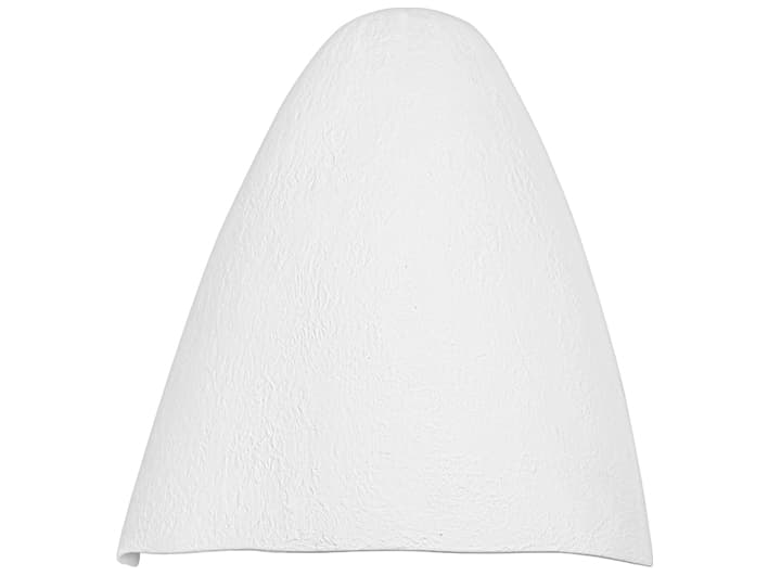 Troy Lighting Manteca 1-Light Gesso White Glass Wall Sconce