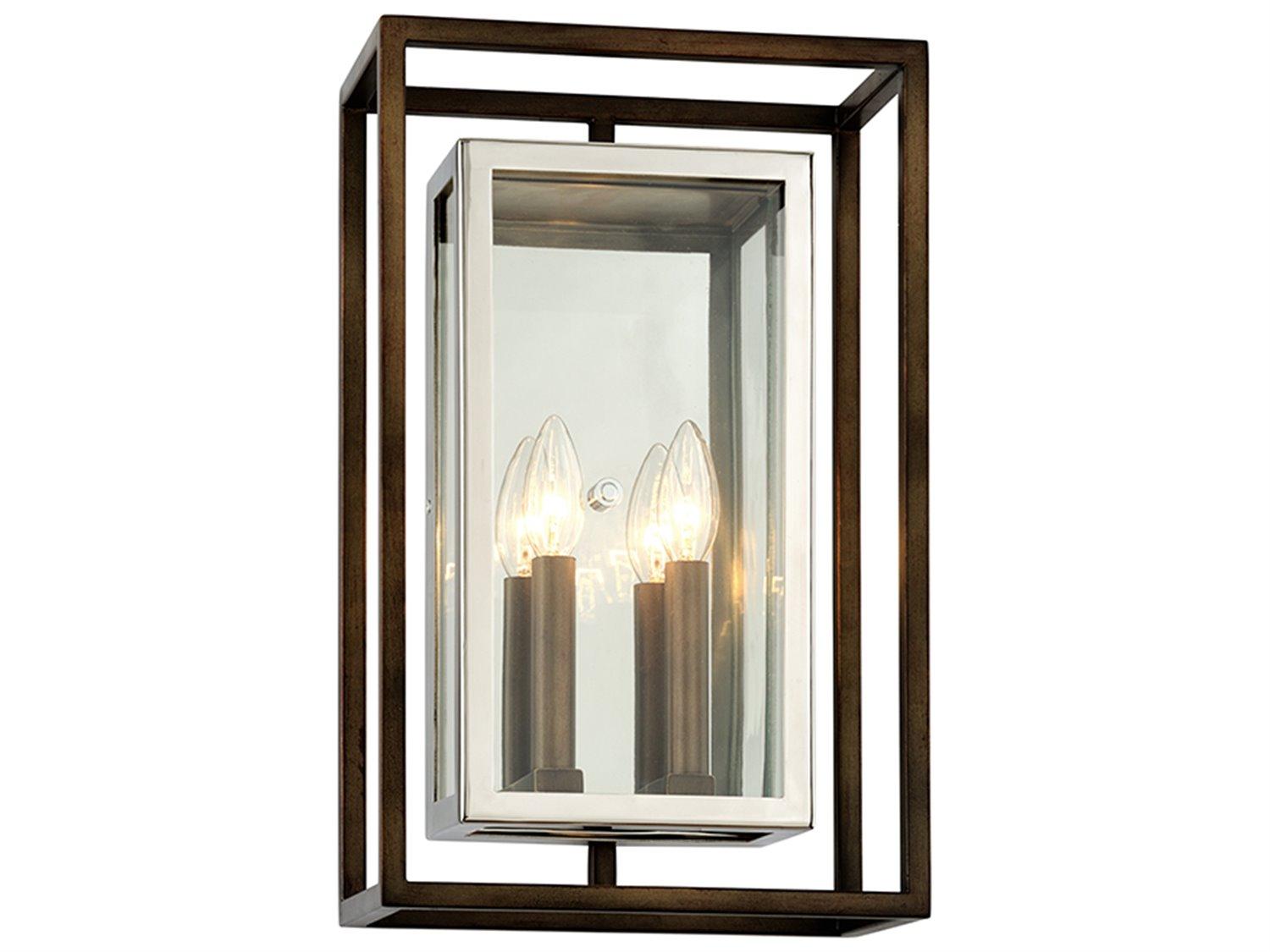 Troy Lighting Morgan 2 - Light Glass Outdoor Wall Light