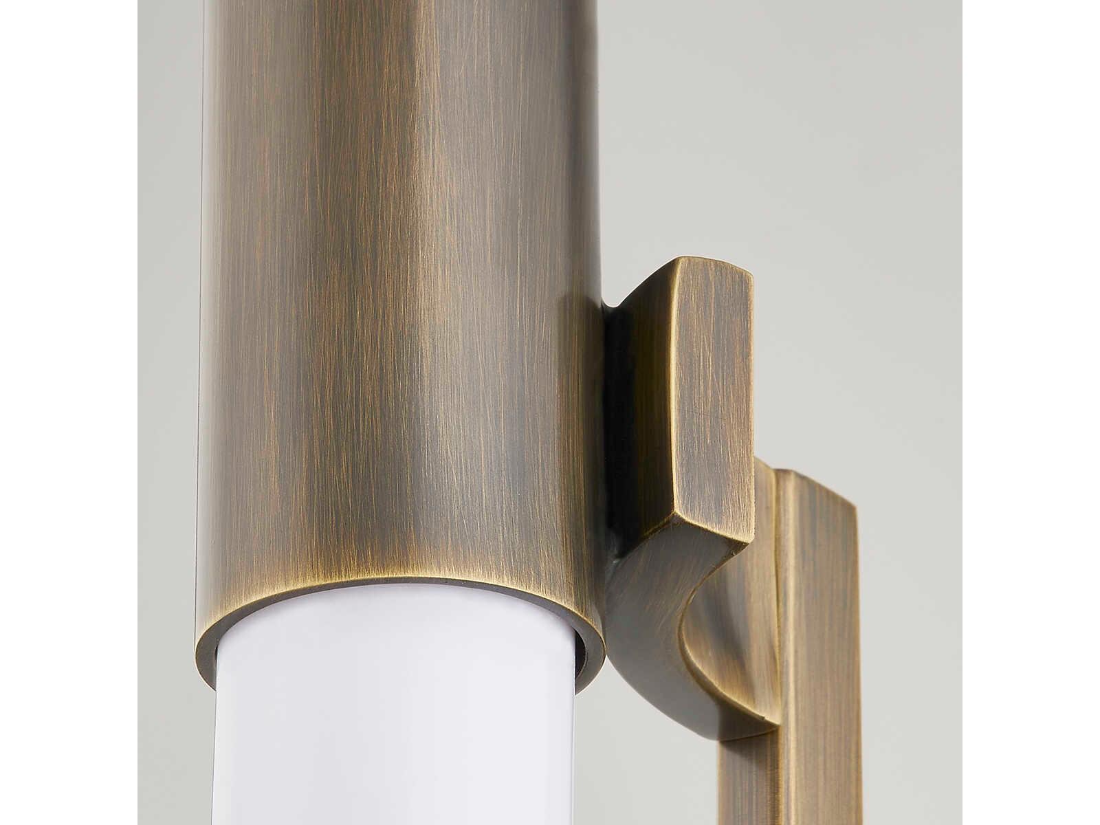 Troy Lighting Merced 2-Light Patina Brass Wall Sconce