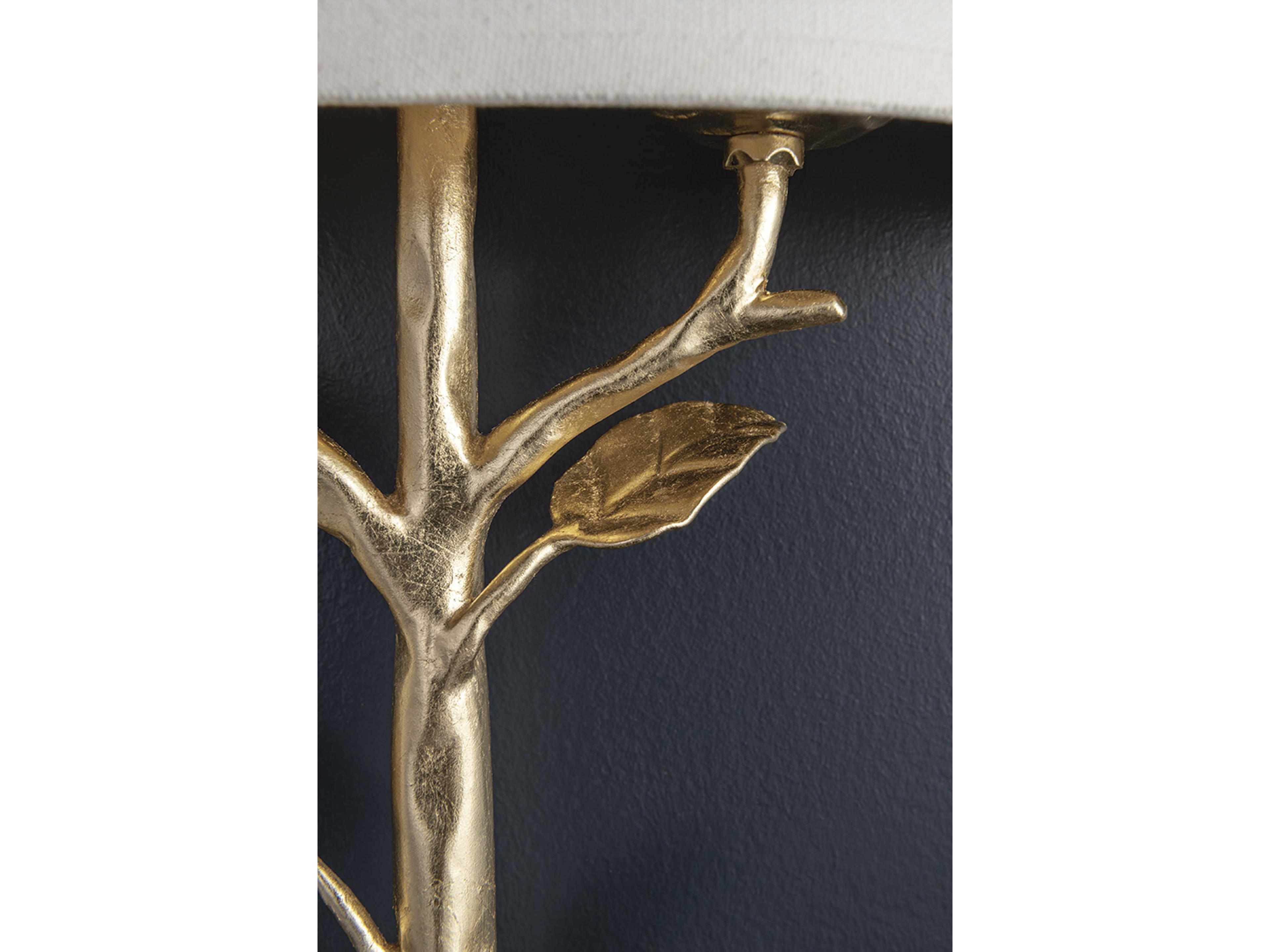Troy Lighting Almont 2-Light Gold Leaf Wall Sconce