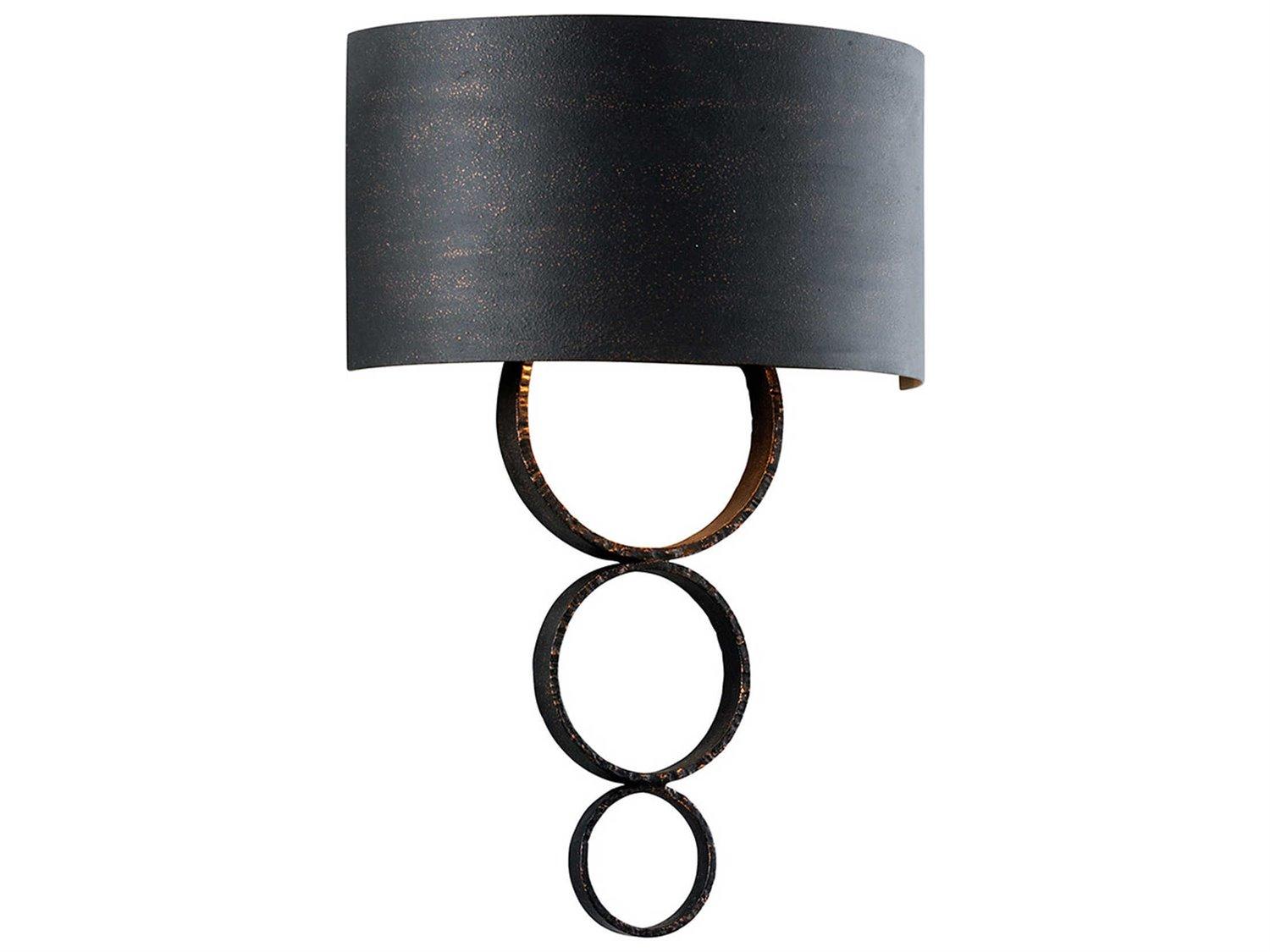 Troy Lighting Rivington 2-Light Charred Copper Wall Sconce