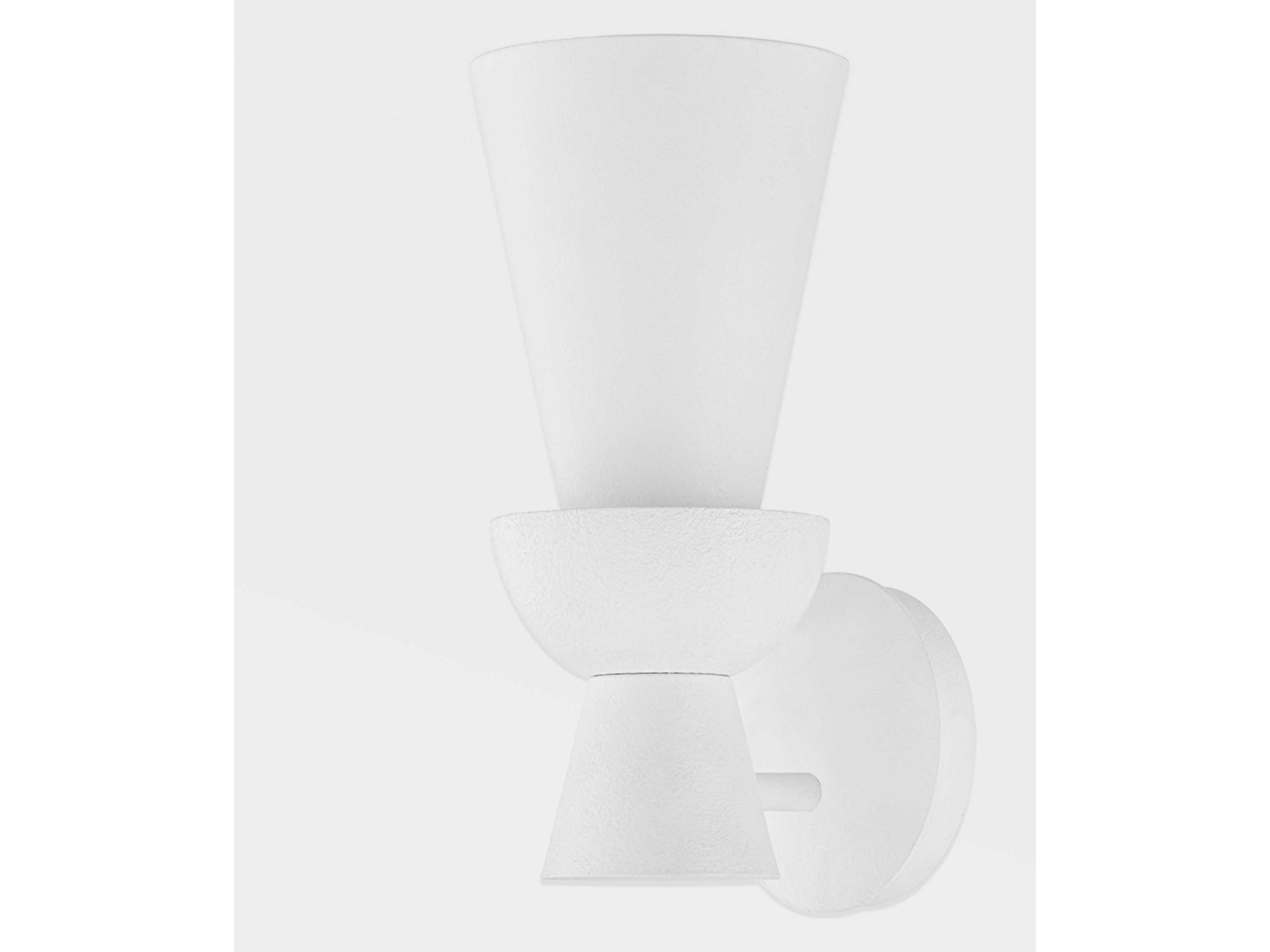 Troy Lighting Florence 1-Light Gesso White Wall Sconce