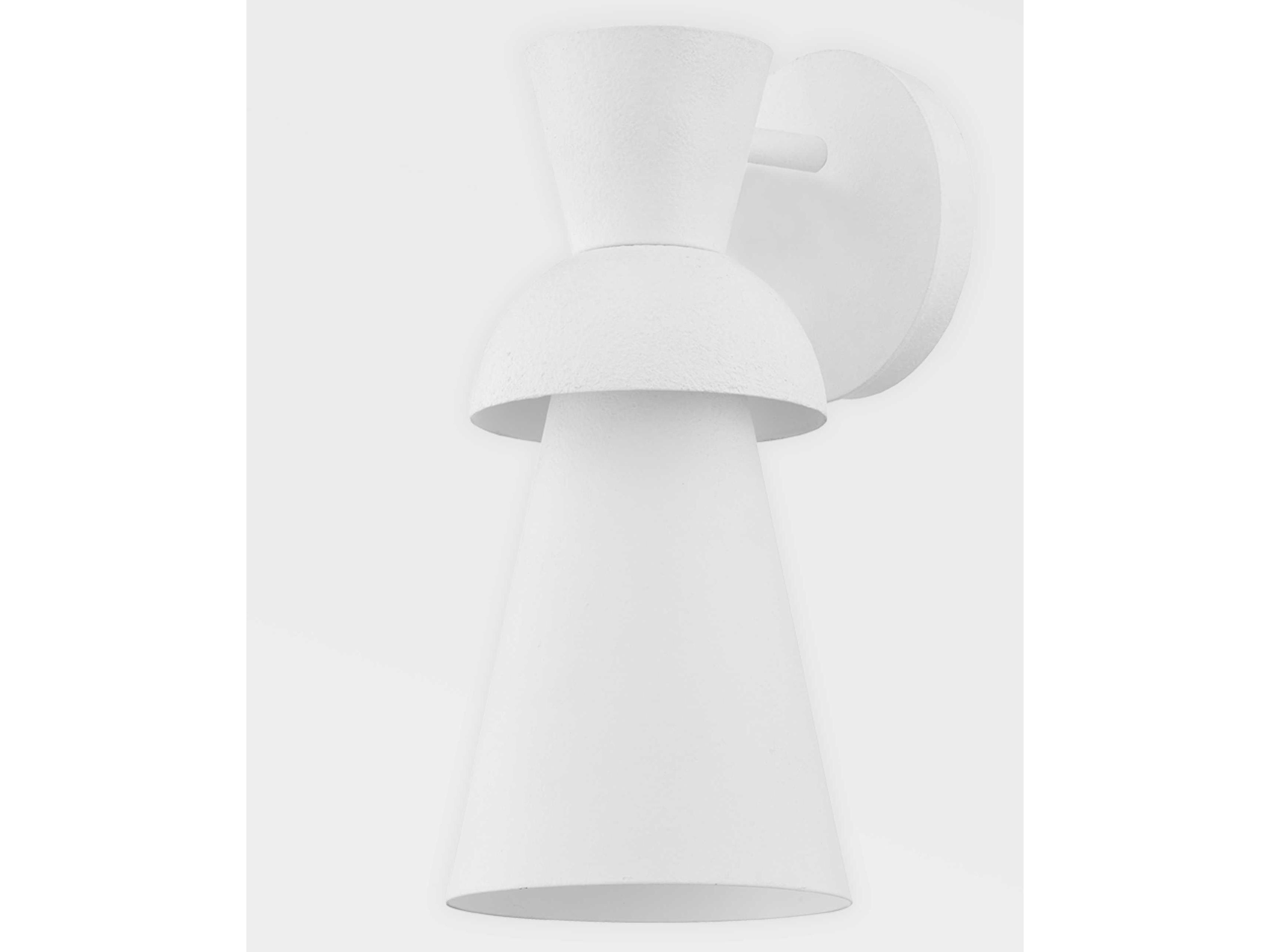Troy Lighting Florence 1-Light Gesso White Wall Sconce