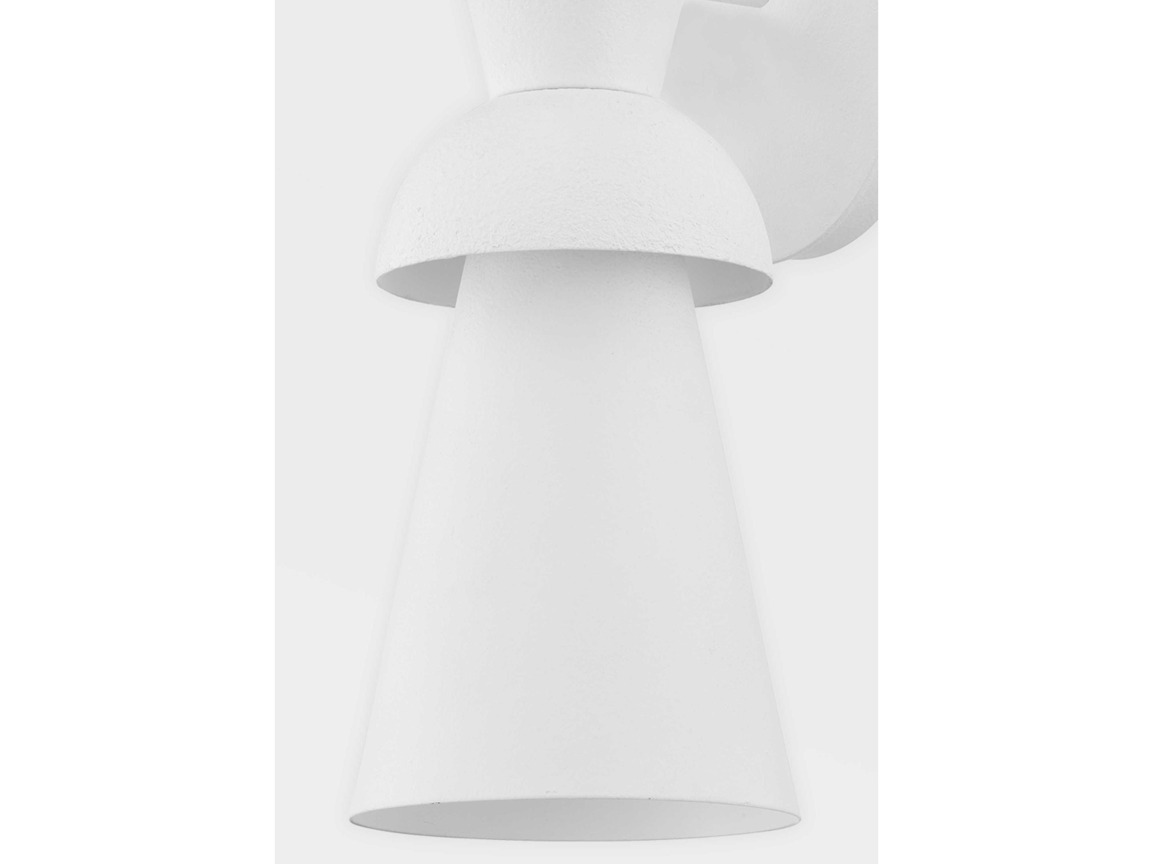 Troy Lighting Florence 1-Light Gesso White Wall Sconce
