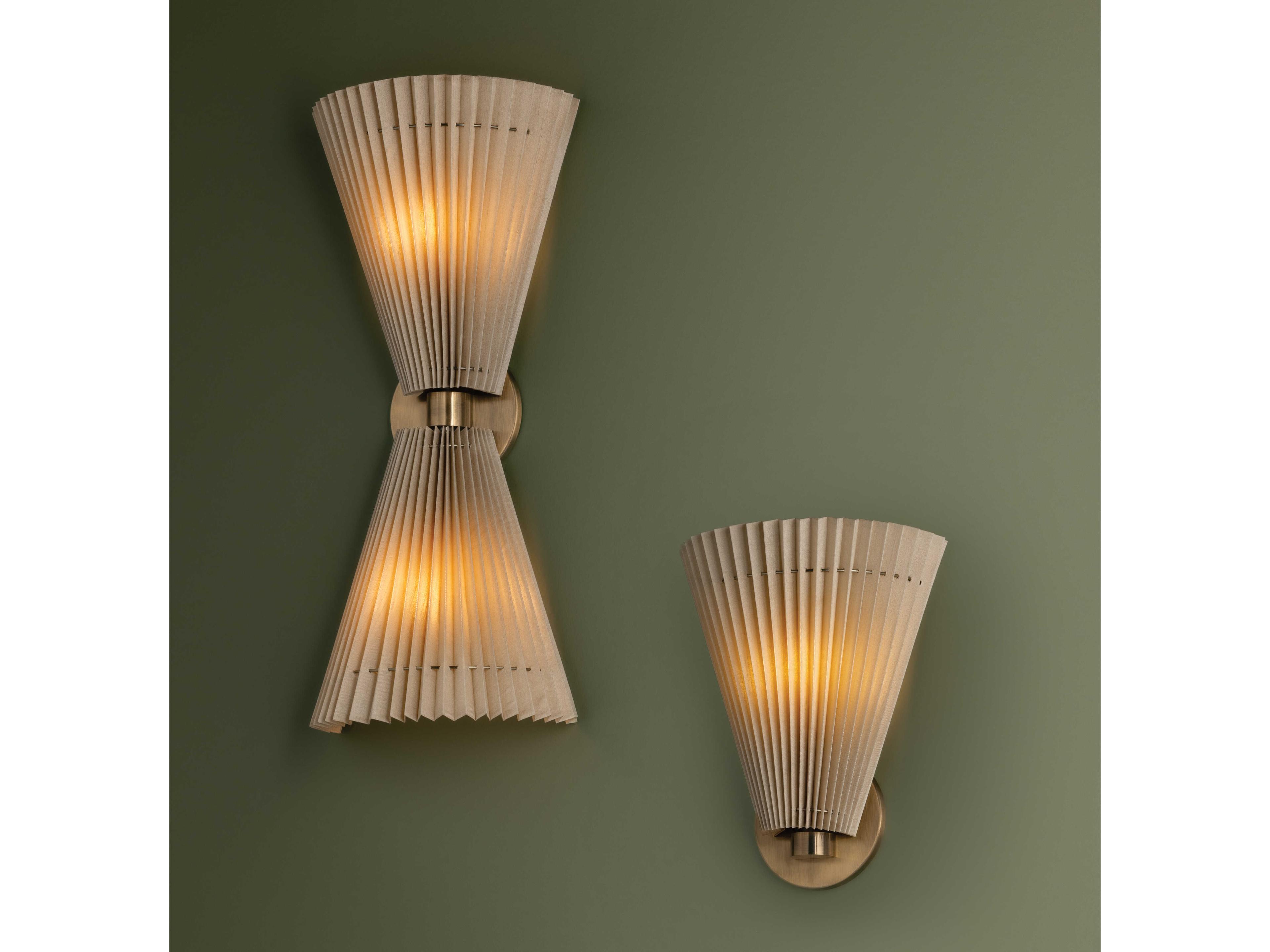 Troy Lighting Dell 2-Light Patina Brass Wall Sconce