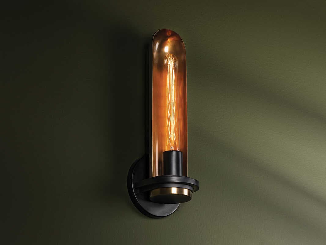 Troy Lighting Tuscon 1-Light Patina Brass Wall Sconce