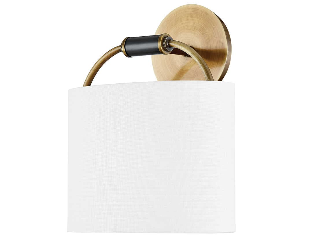 Troy Lighting Pete 1-Light Patina Brass Wall Sconce