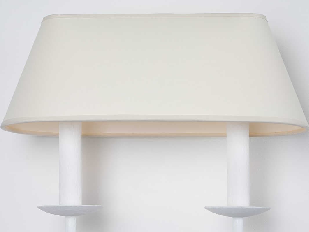 Troy Lighting Lomita 2-Light Gesso White Wall Sconce