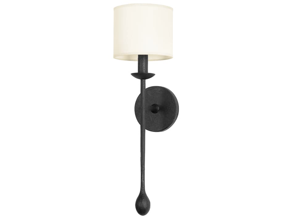 Troy Lighting Osmond Black Iron Wall Sconce