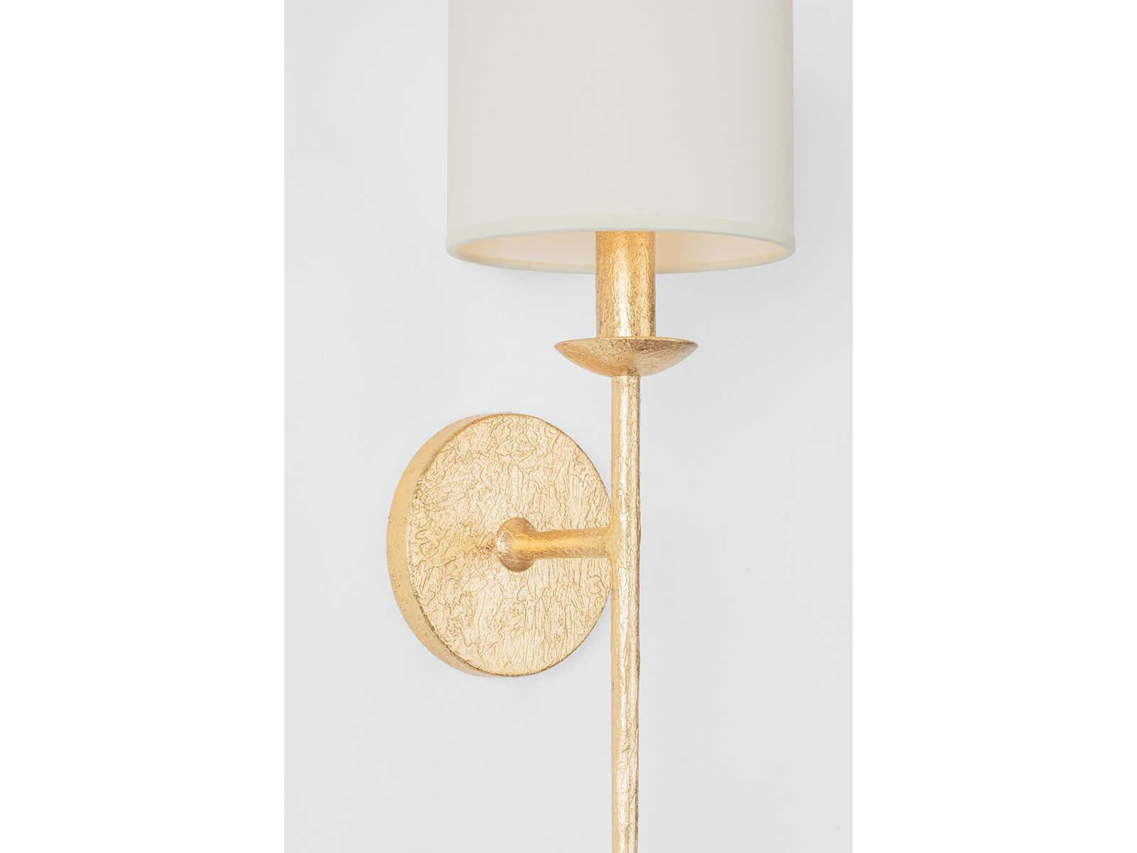 Troy Lighting Osmond Vintage Gold Leaf Wall Sconce