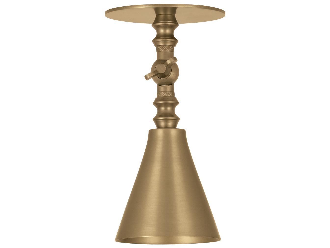 Troy Lighting Necessity 1-Light Patina Brass Flush Mount