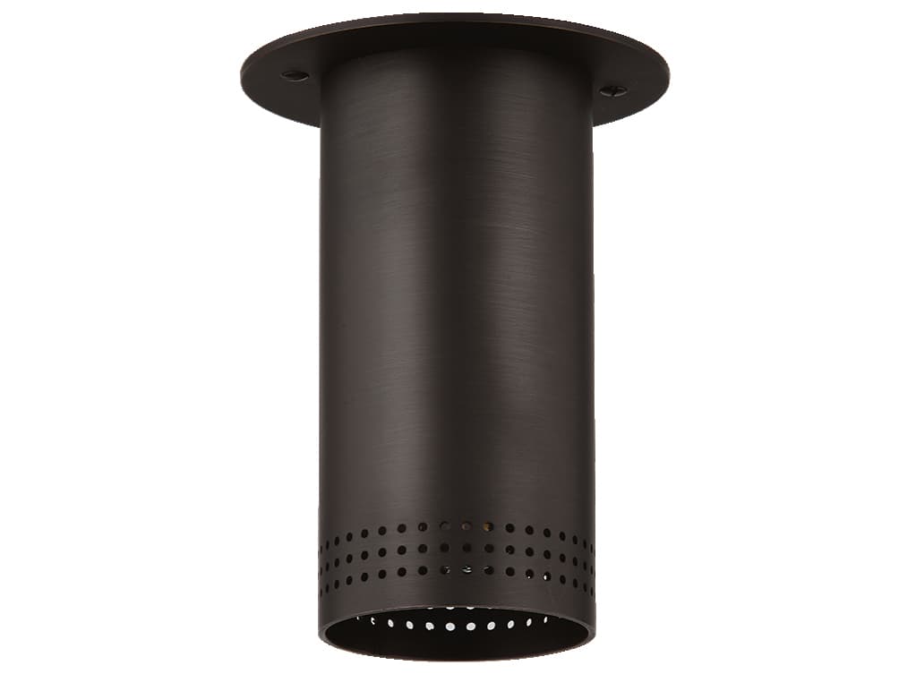 Troy Lighting Berg 1-Light Bronze Cylinder Flush Mount