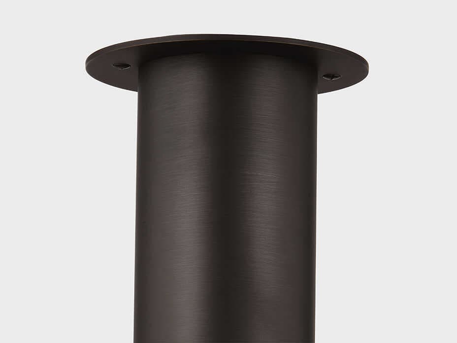 Troy Lighting Berg 1-Light Bronze Cylinder Flush Mount