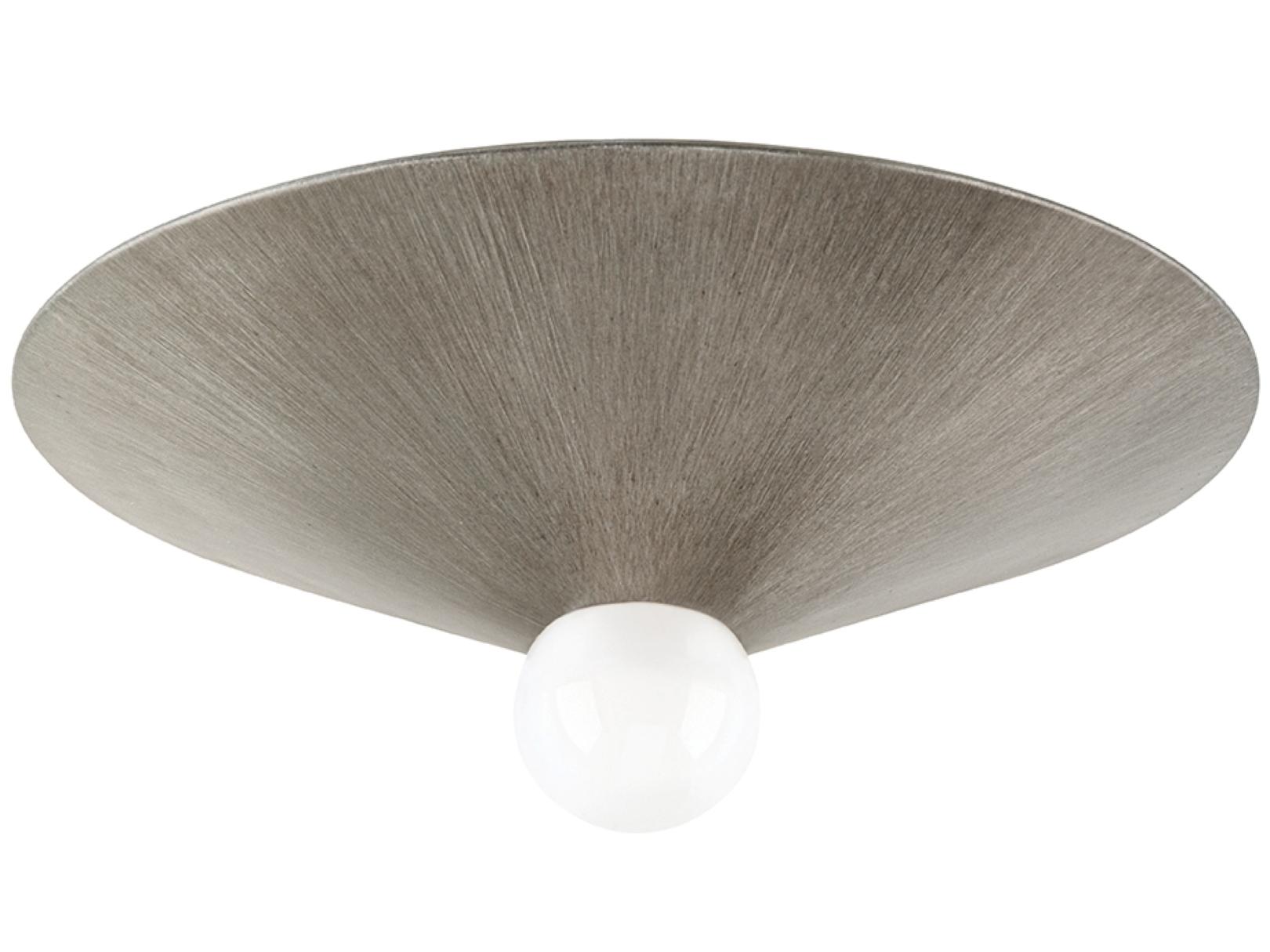 Troy Lighting Summit 1-Light Graphite Grey Flush Mount