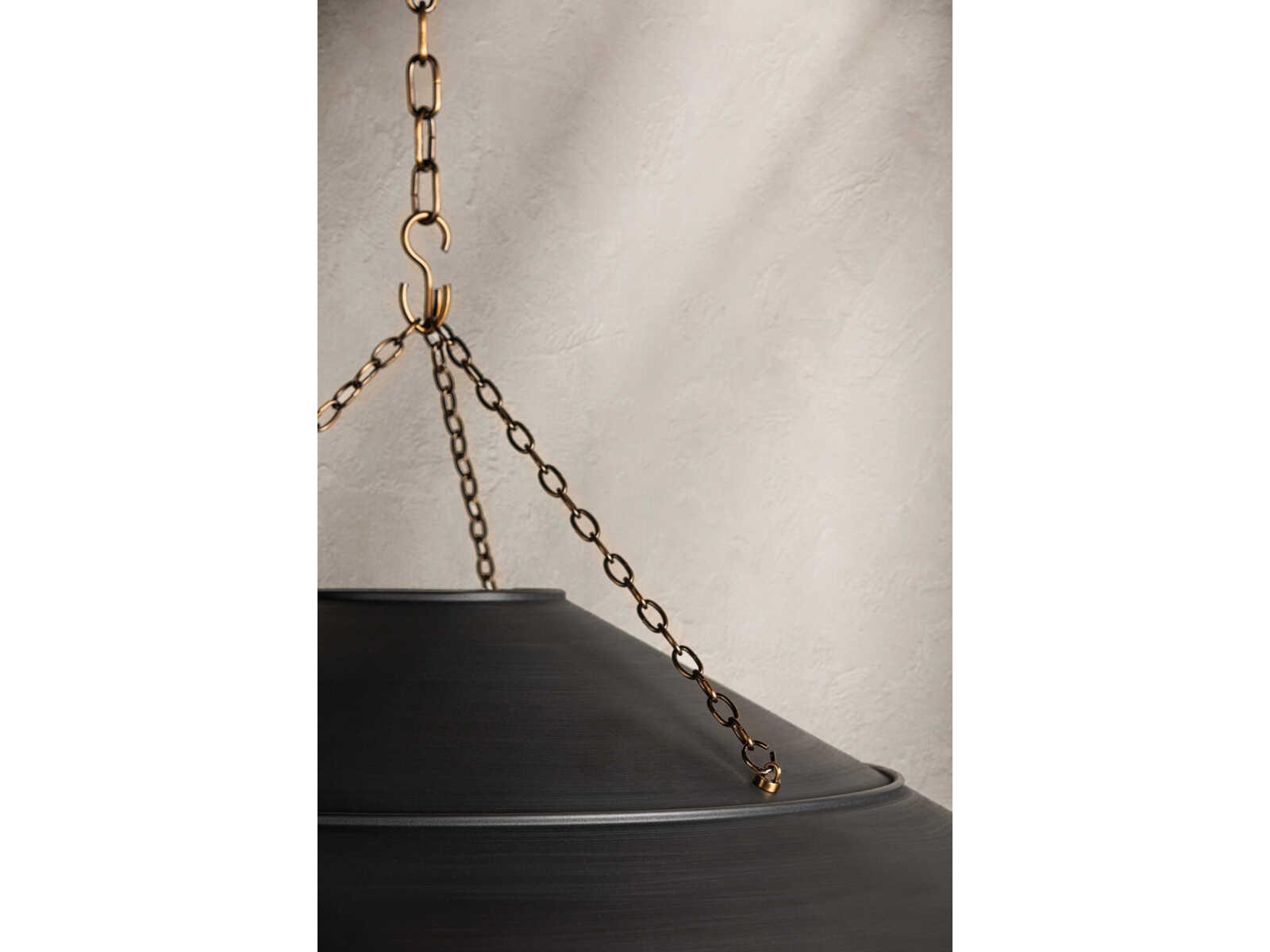 Troy Lighting Arcane 1-Light Patina Brass Pendant