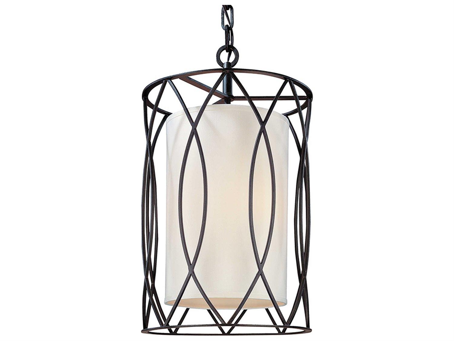 Troy Lighting Sausalito 3-Light Deep Bronze Cylinder Pendant
