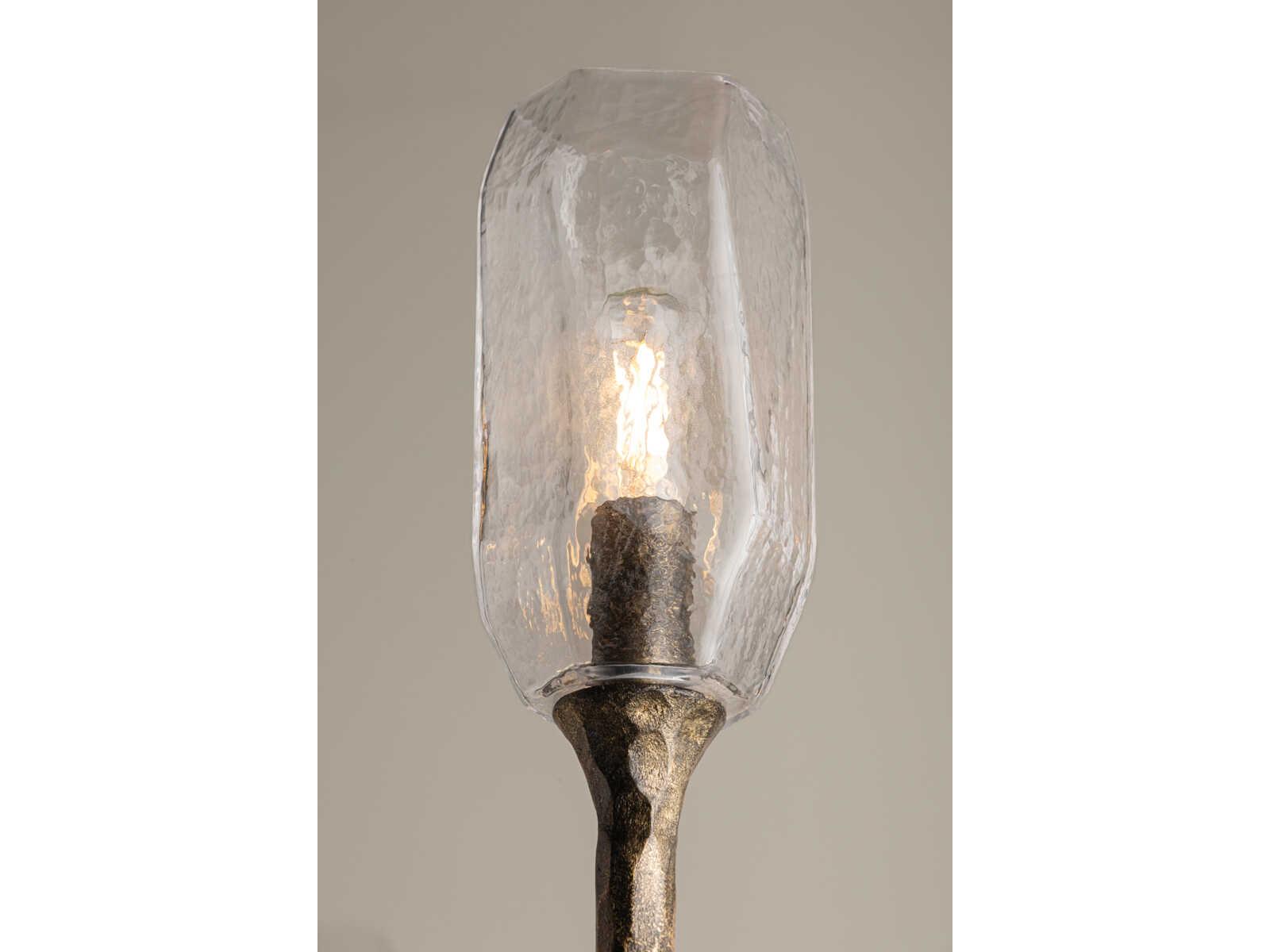 Troy Lighting Lyle 5-Light Black Patina Gold Chandelier