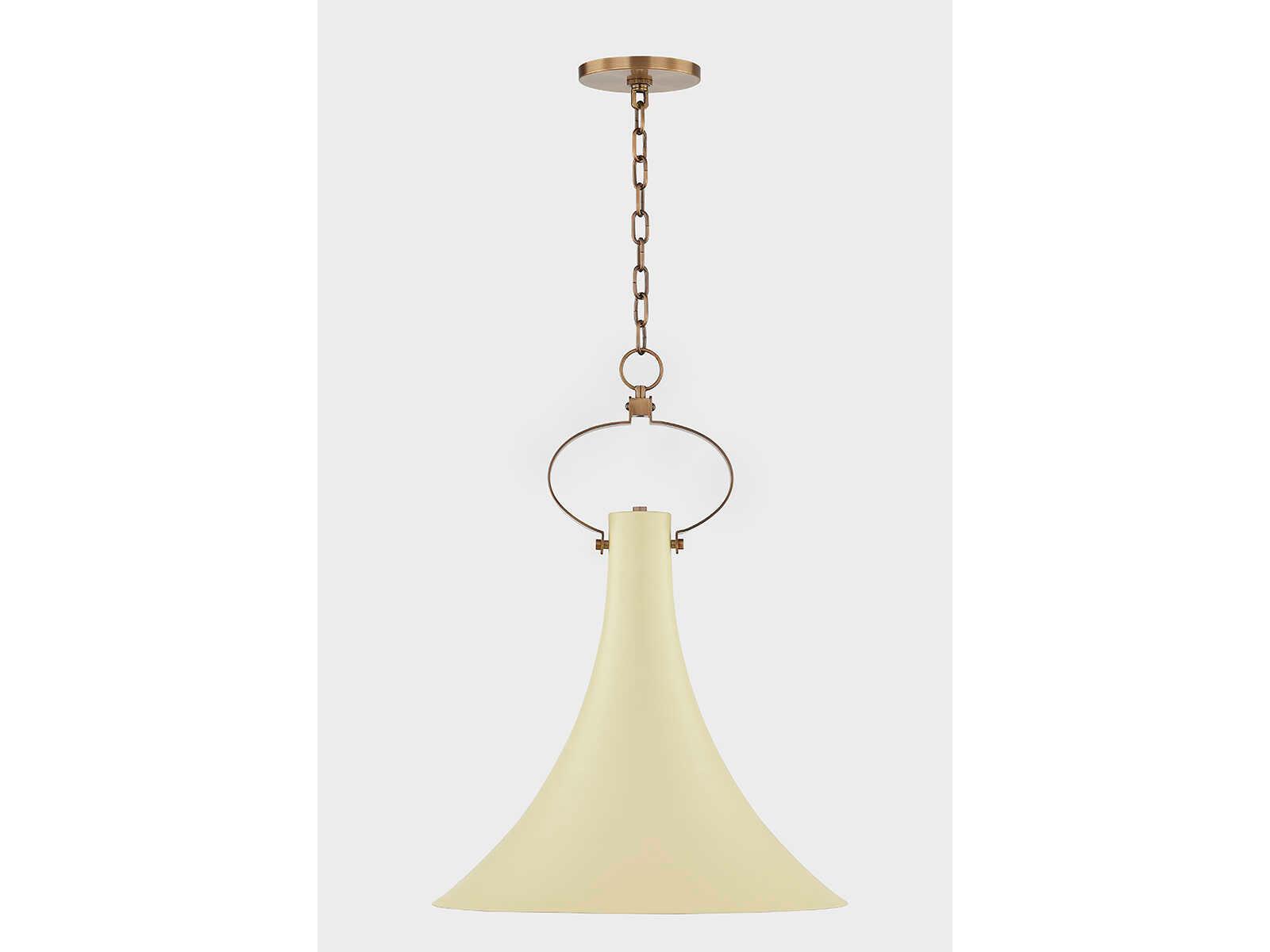 Troy Lighting Radcliff 1-Light Patina Brass Pendant