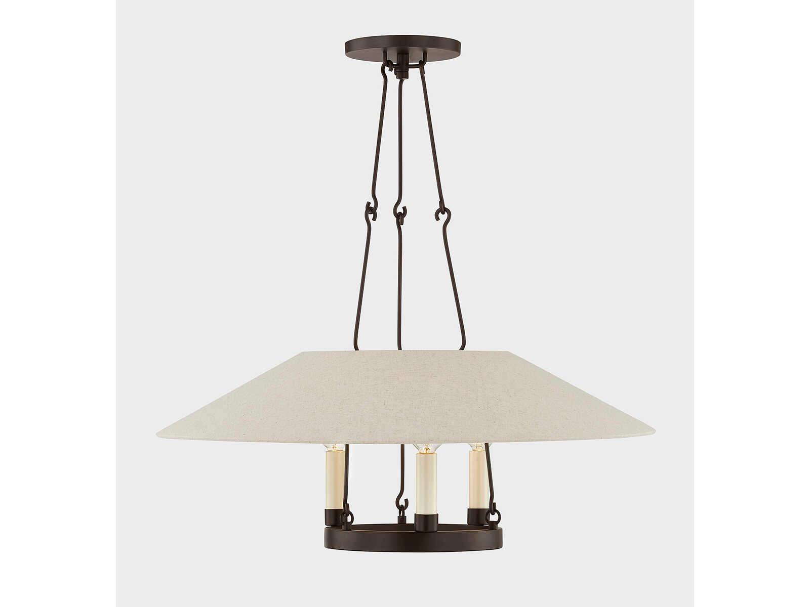 Troy Lighting Archive 3-Light Bronze Candelabra Chandelier