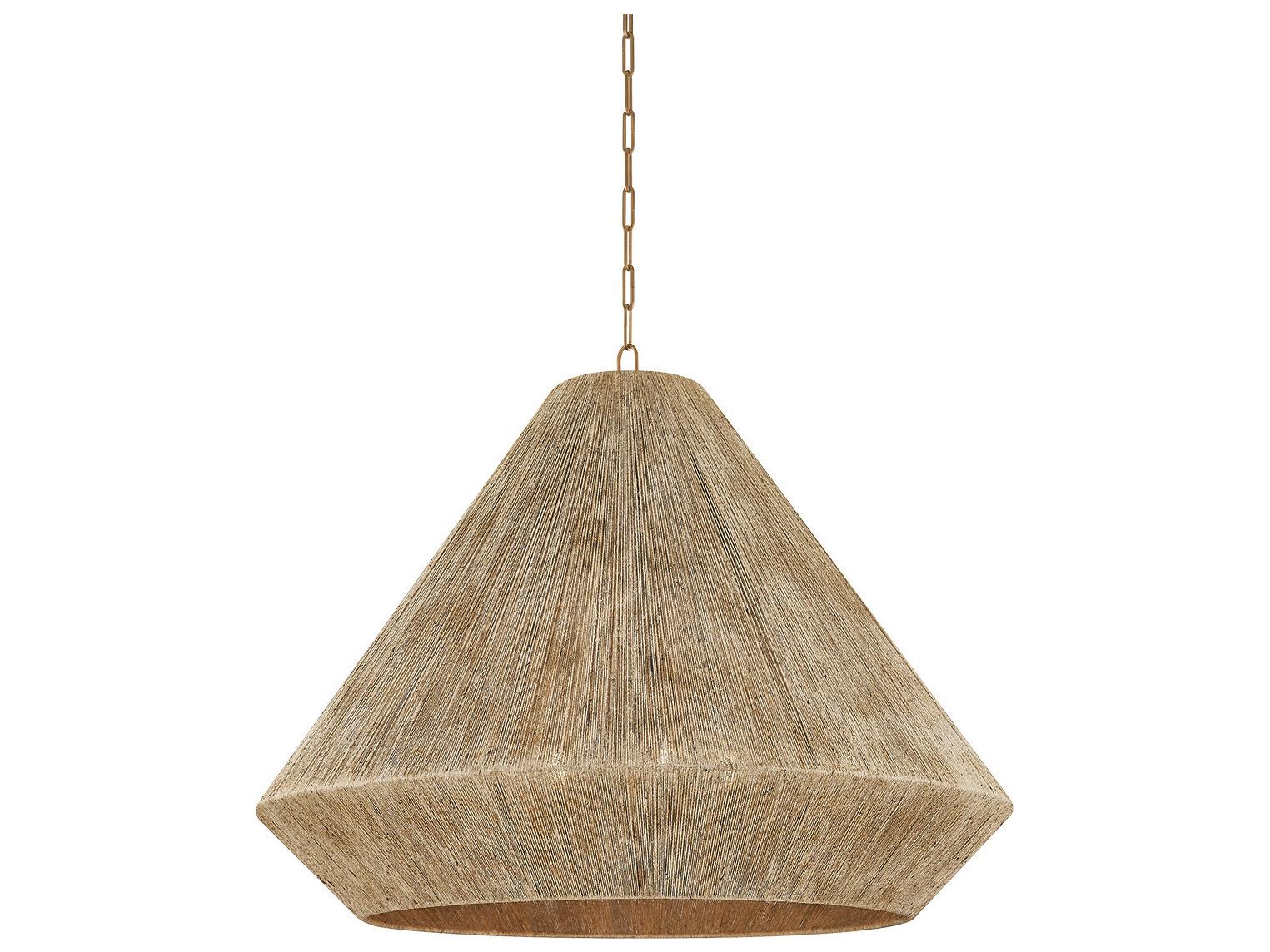 Troy Lighting Keats 5-Light Patina Brass Pendant