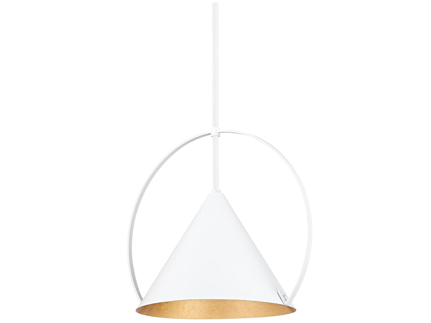 Troy Lighting Mari 1-Light White Gold Pendant