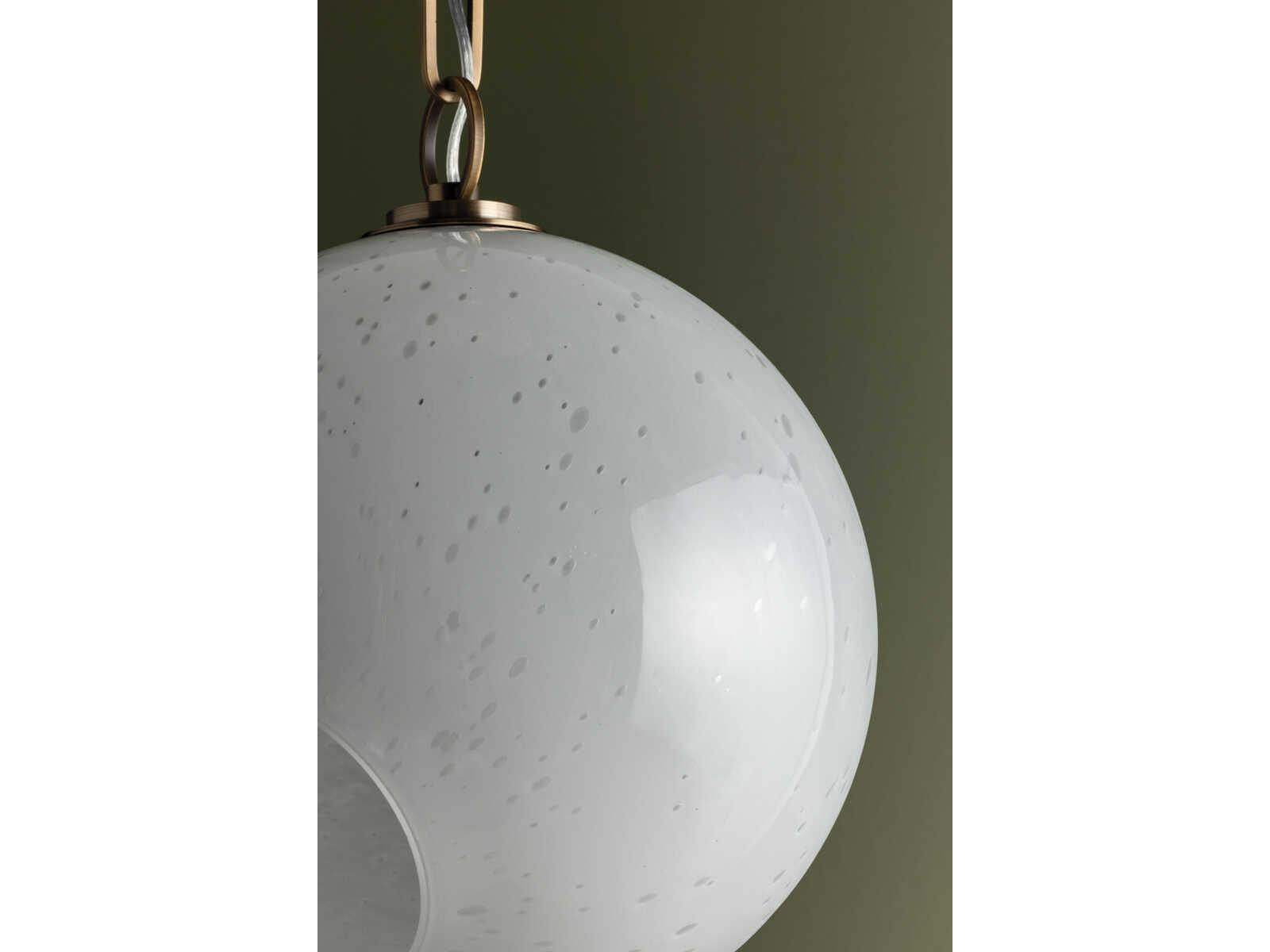 Troy Lighting Bramble 3-Light Patina Brass Globe Chandelier