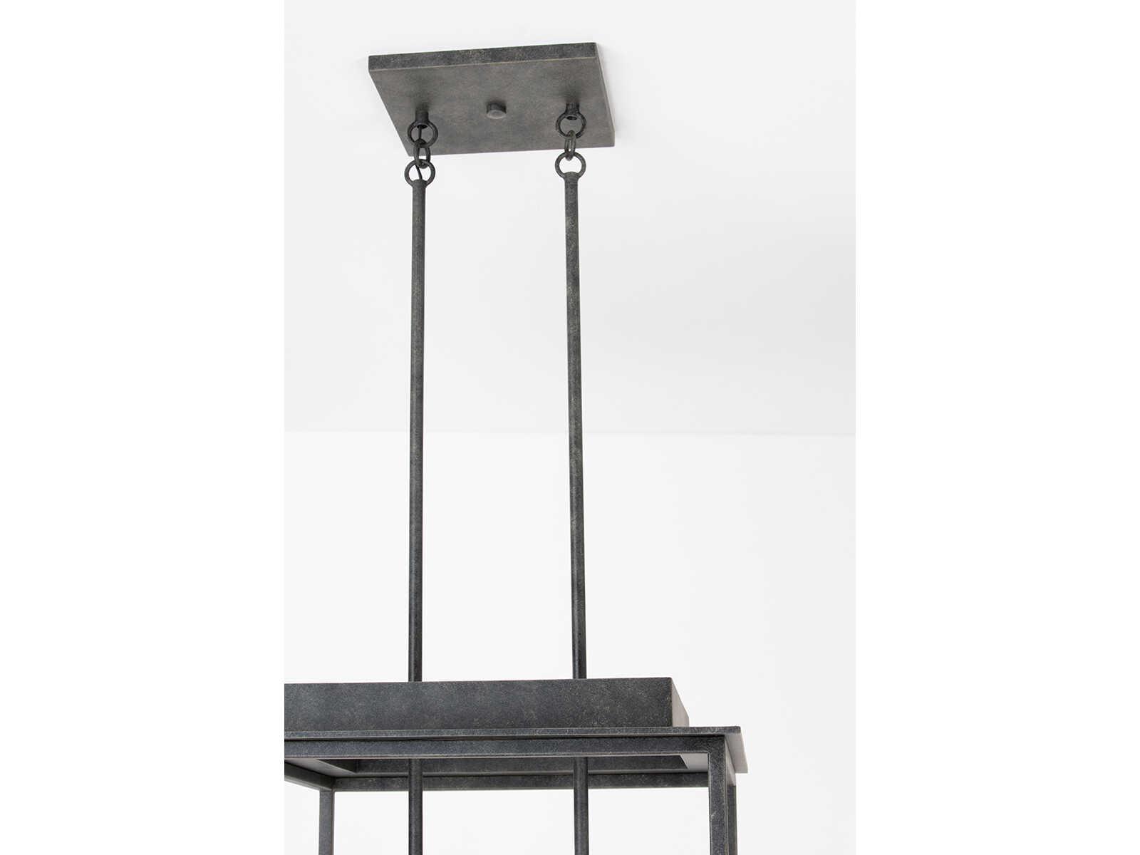 Troy Lighting Hart 4-Light French Iron Black Mini Pendant