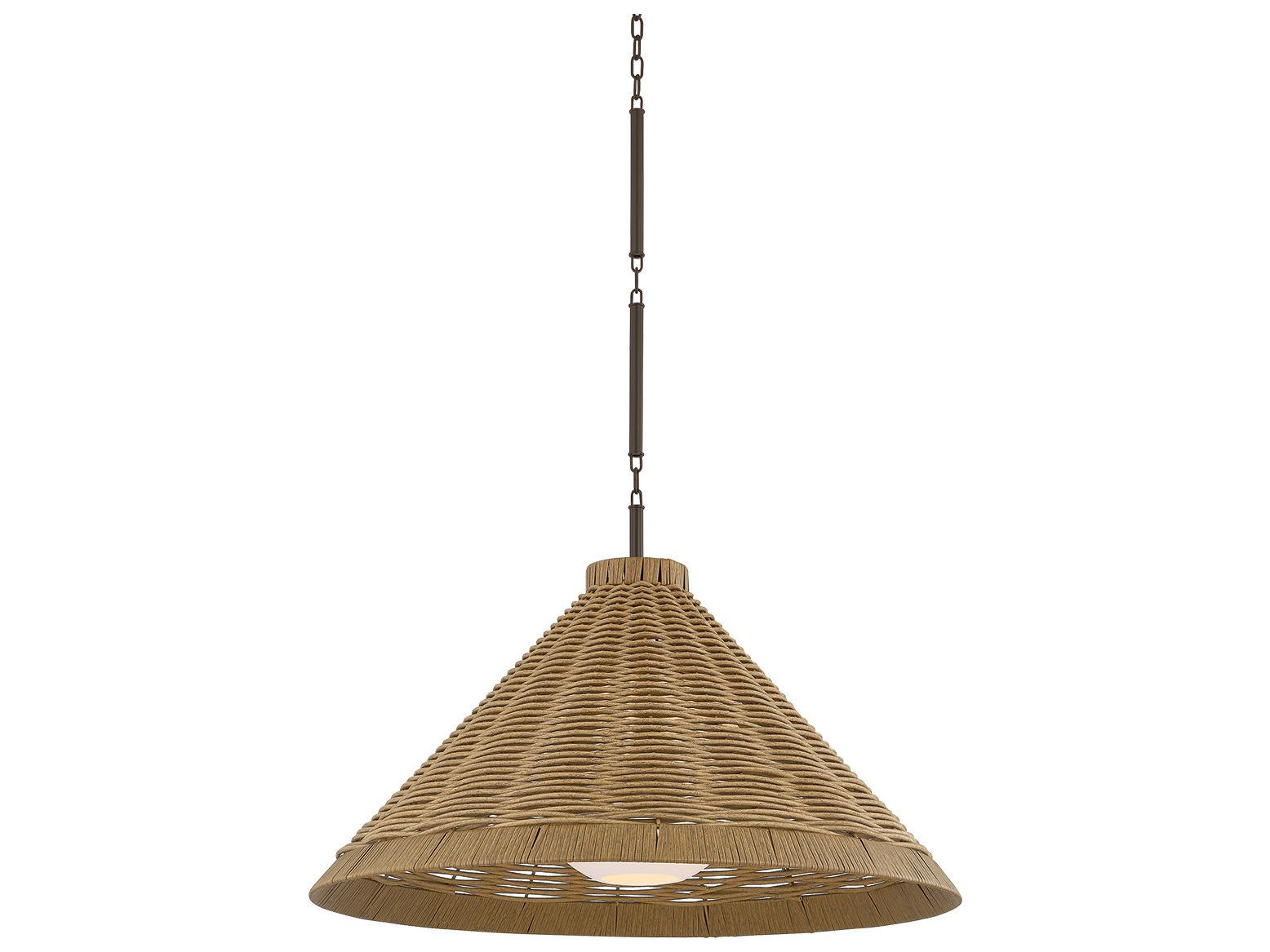 Troy Lighting Devlin 1-Light Bronze Pendant