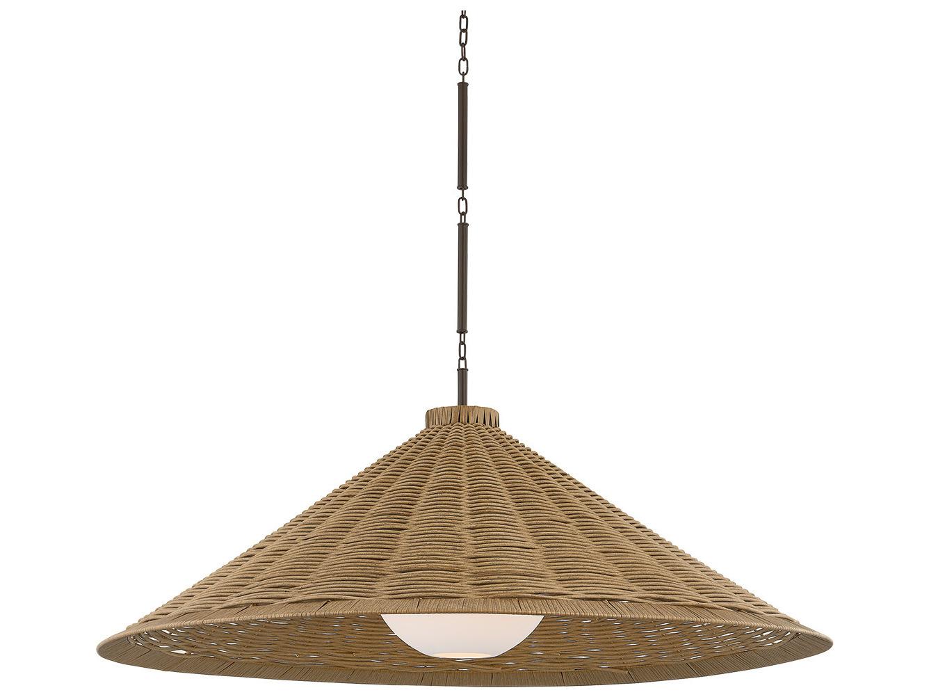 Troy Lighting Devlin 1-Light Bronze Pendant