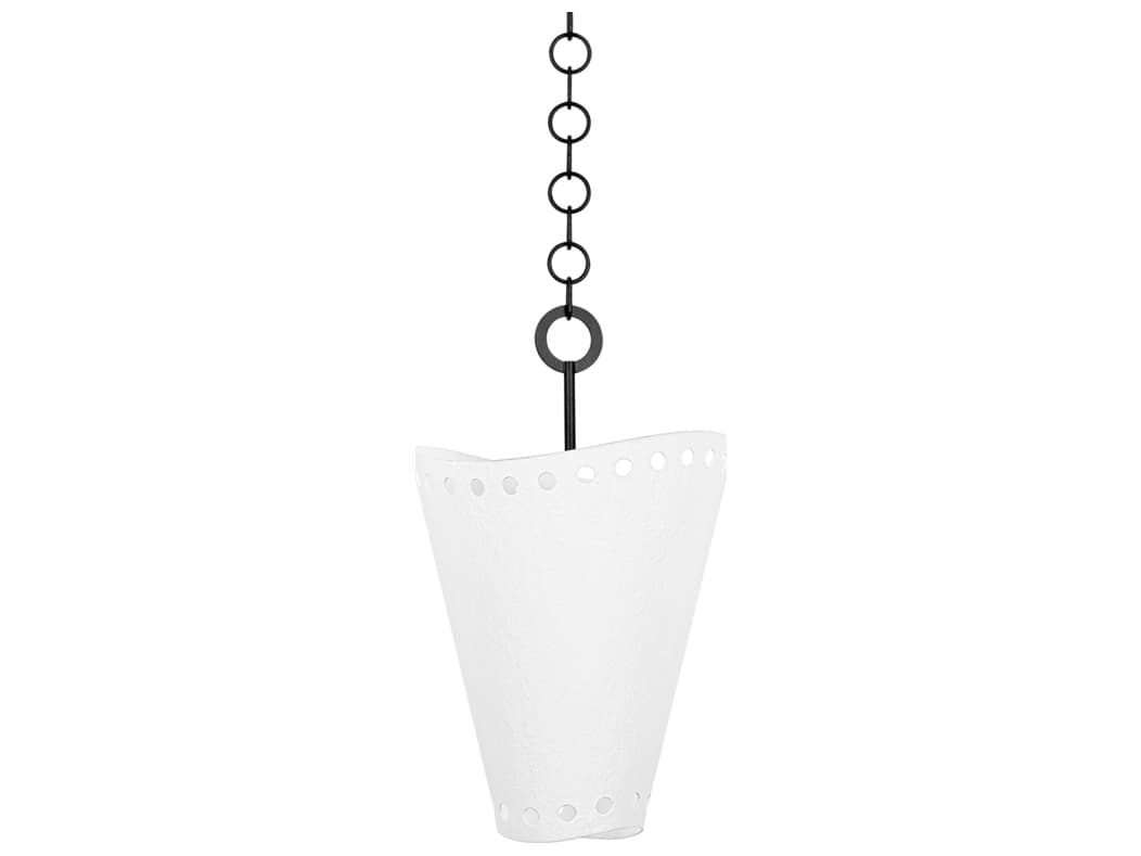 Troy Lighting Visalia 1-Light Forged Iron Black Pendant
