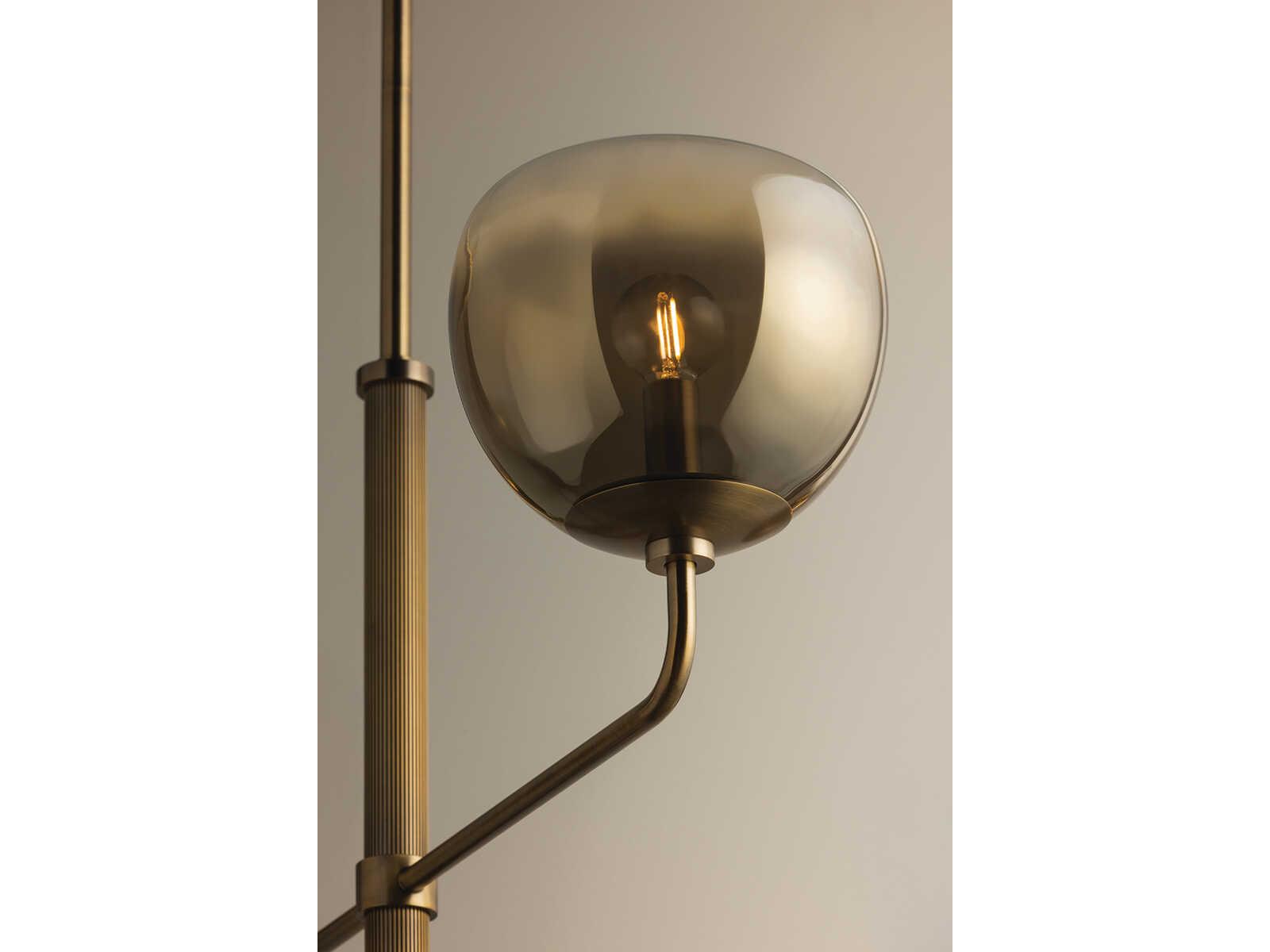 Troy Lighting August 4-Light Patina Brass Chandelier